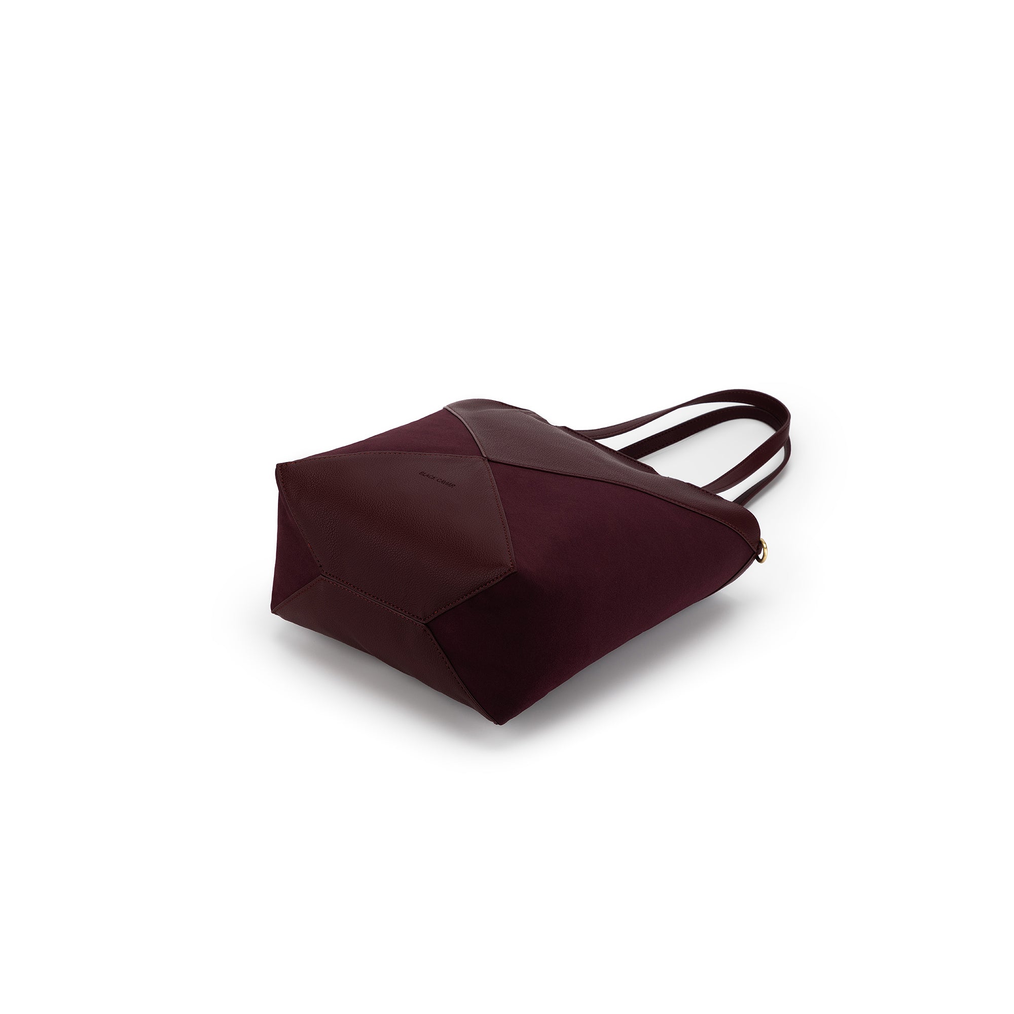 Renee Burgundy 3 Piece Suedette Handbag