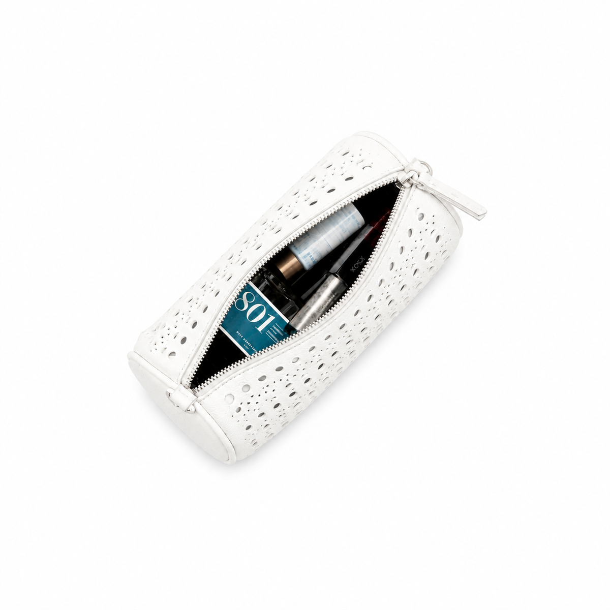 Delilah White Barrel Bag Crossbody Bag
