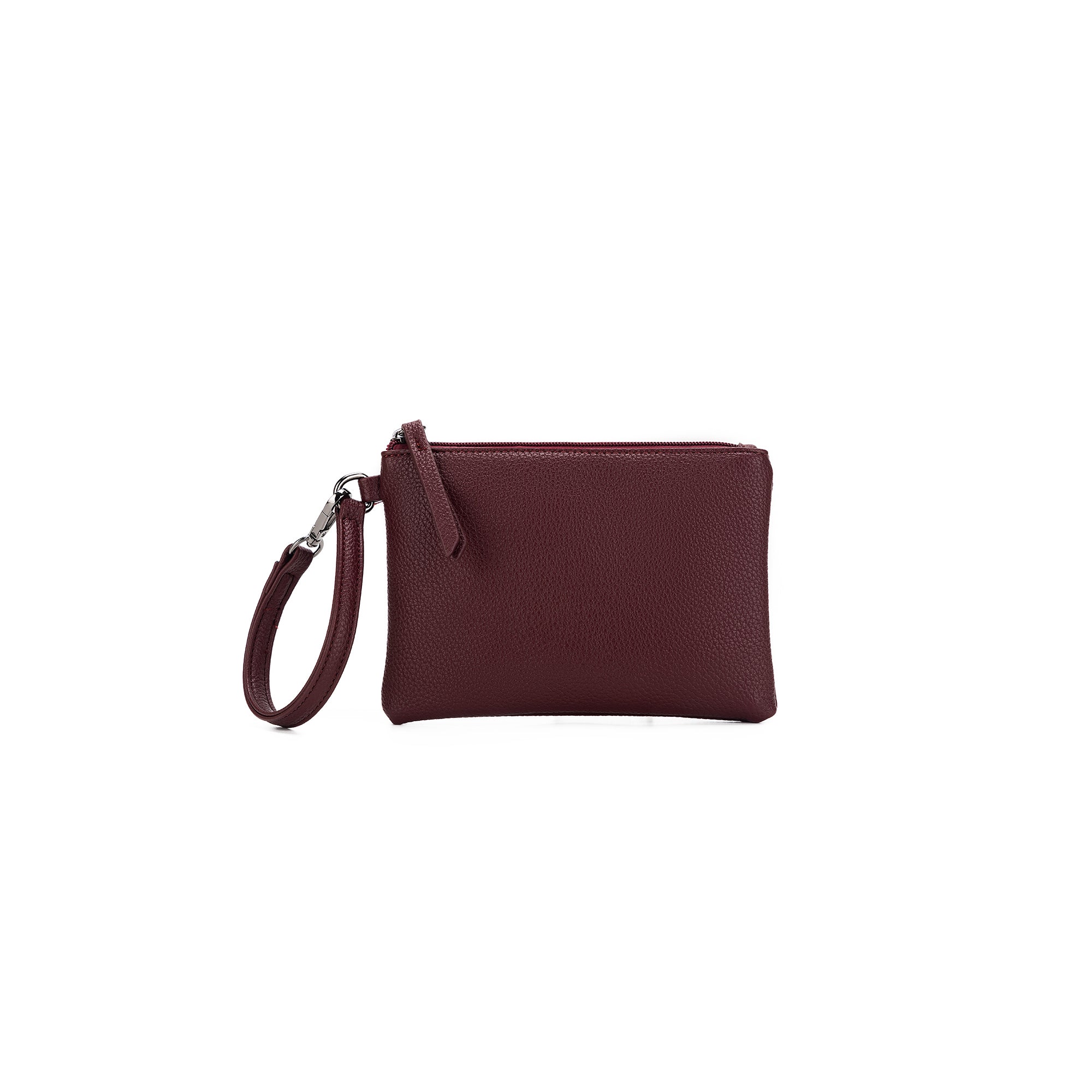 Lexington Burgundy 3 Piece Handwoven Handbag