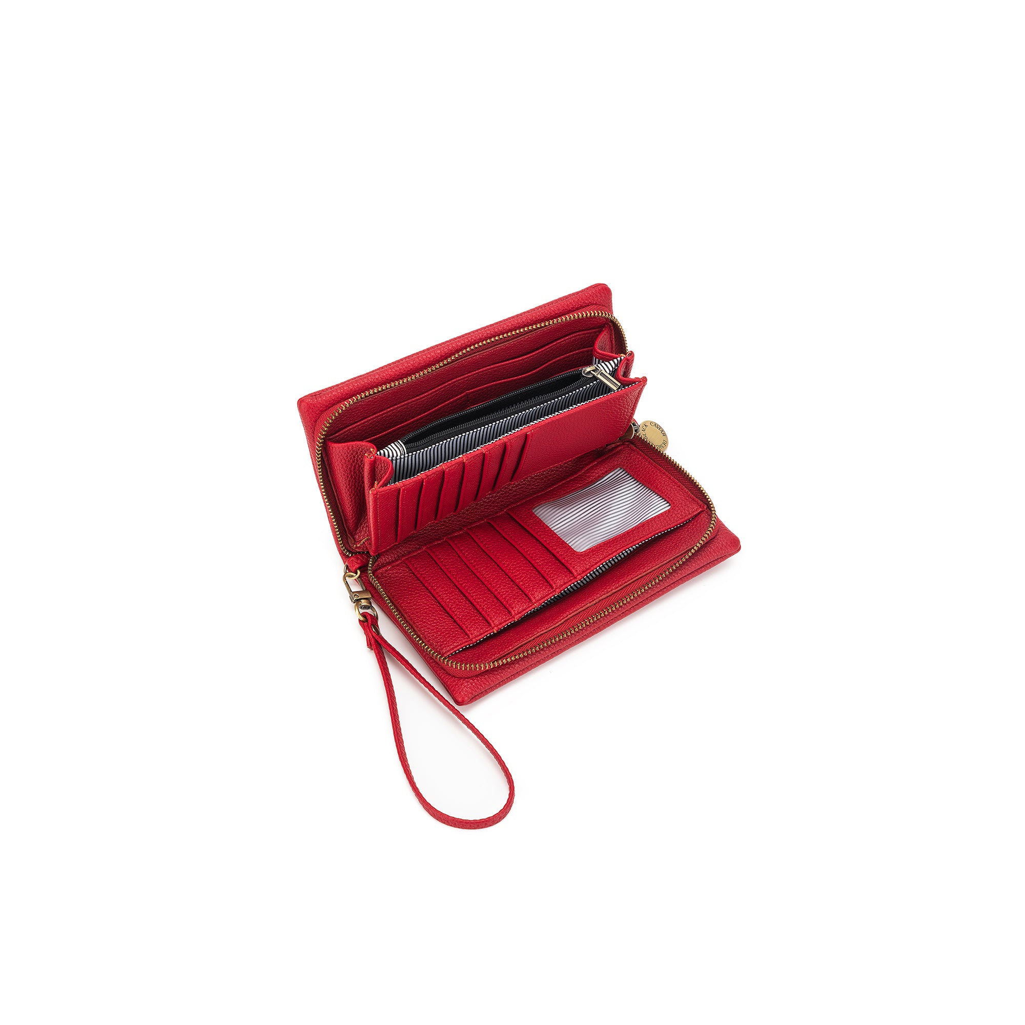 Mavie Scarlet Red Crossbody Wallet