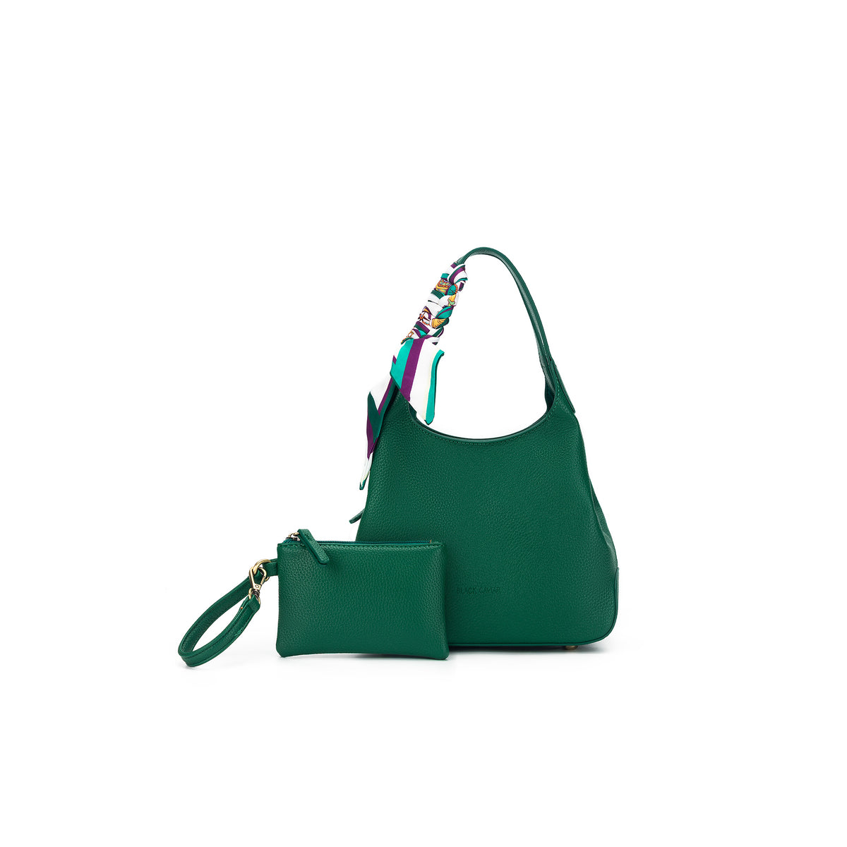 Mini Dune Green 2 Piece Vegan Leather Top Handle Handbag