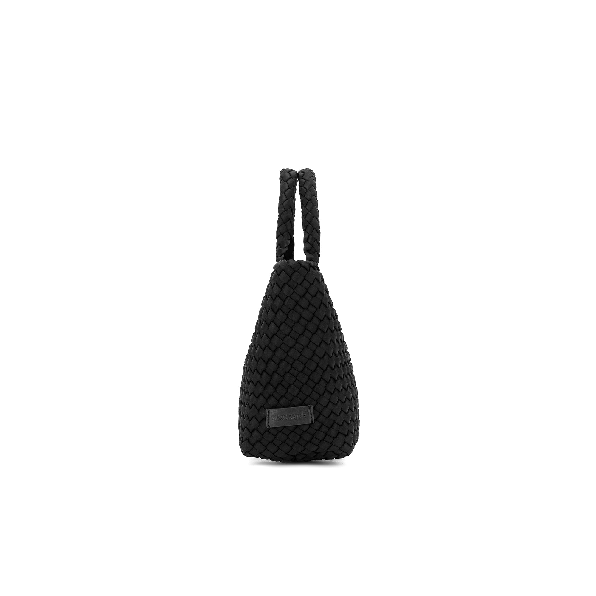 Riviera Black 2 Piece Mini Neoprene Tote Handbag