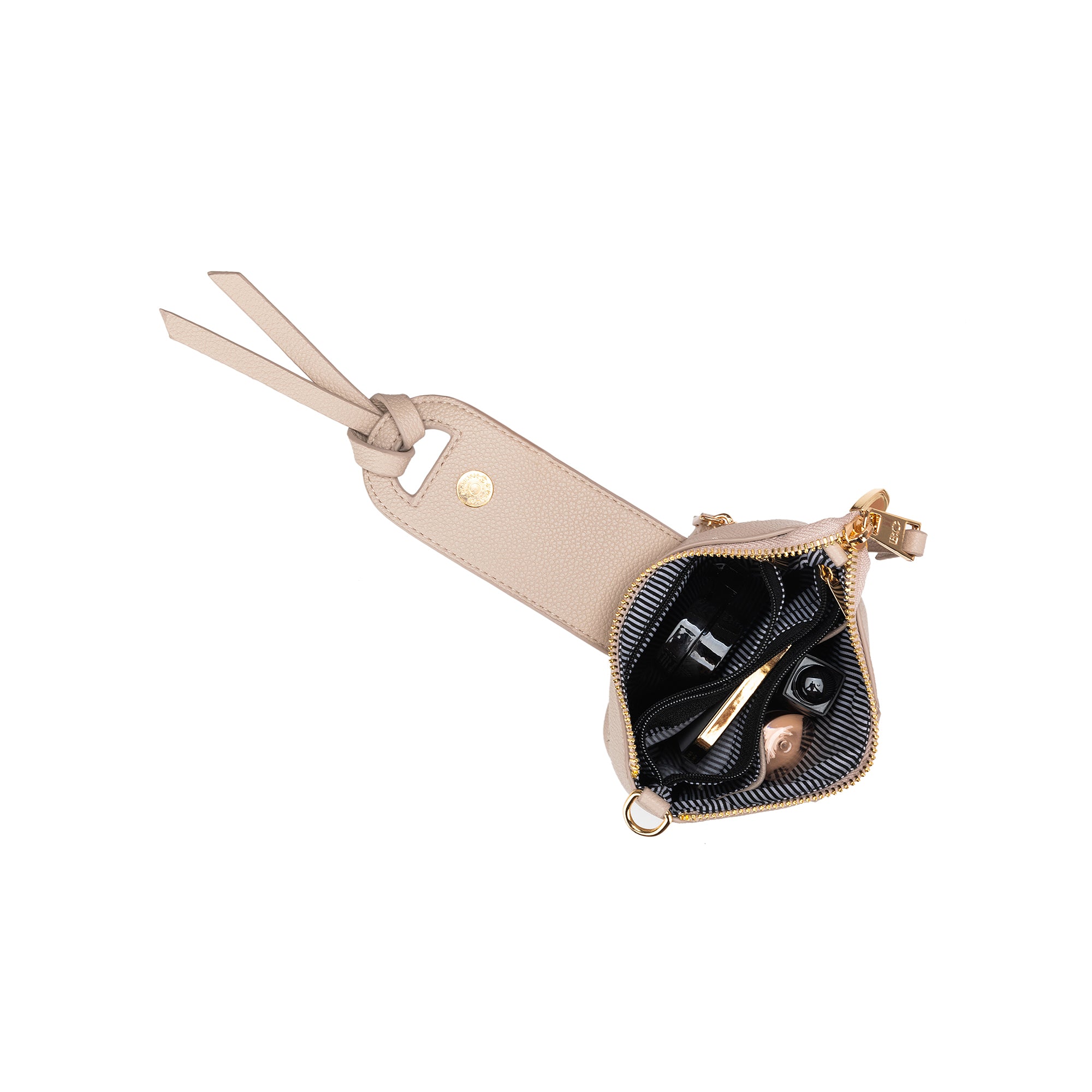 Lainey Oatmeal Phone Crossbody Bag