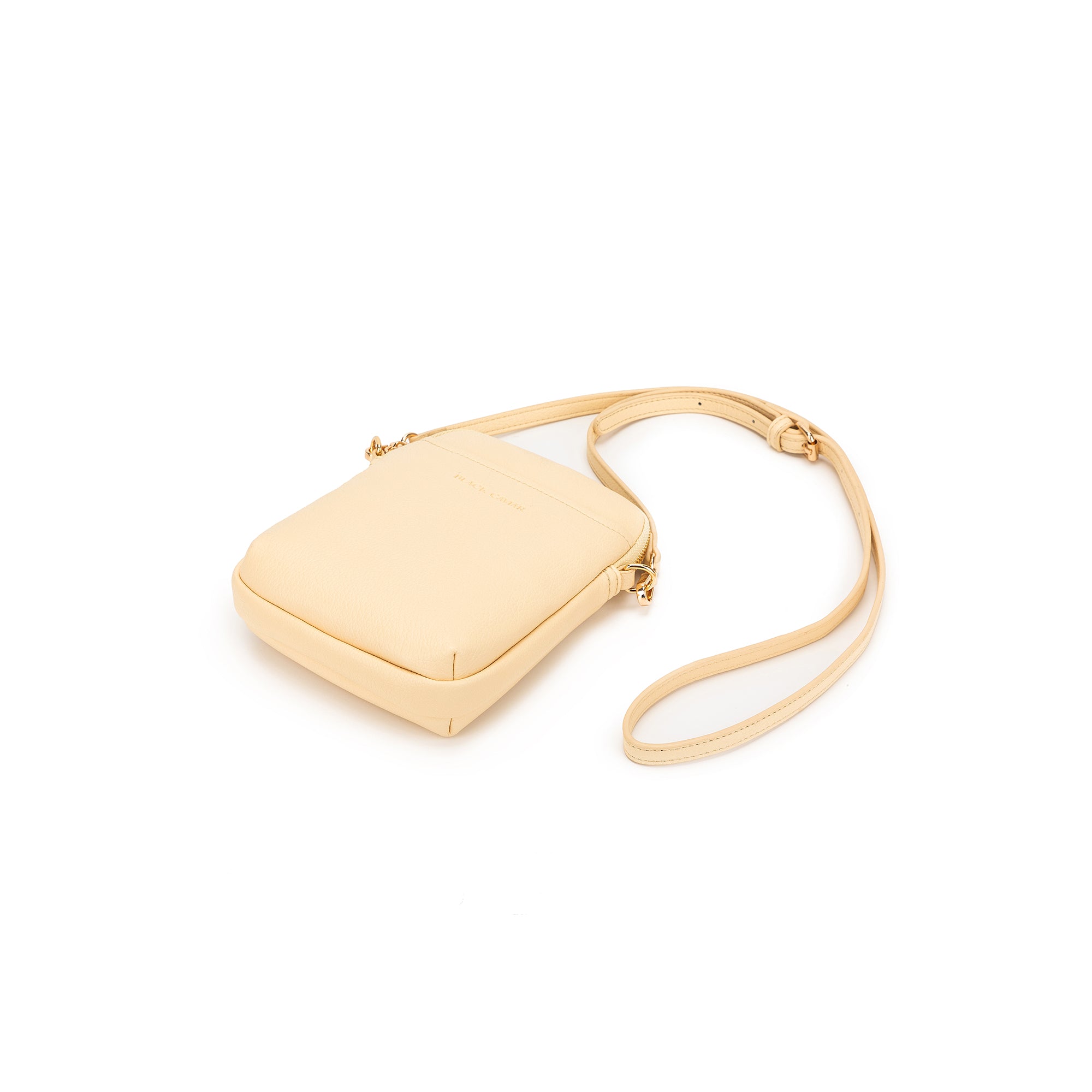 Mika Yellow Chiffon Passport Phone Crossbody