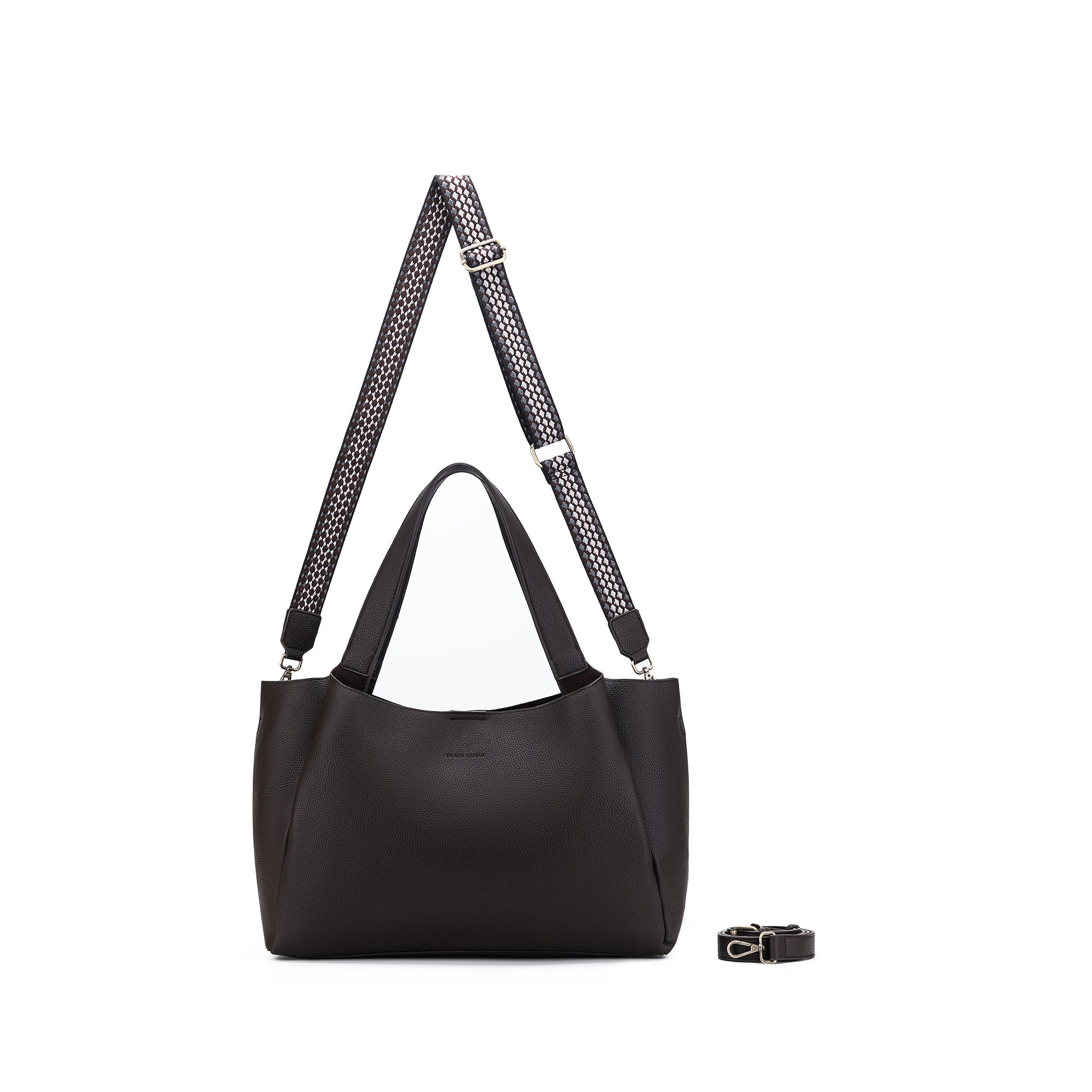 Sylvie Coco 2 Piece Computer Crossbody Tote Bag
