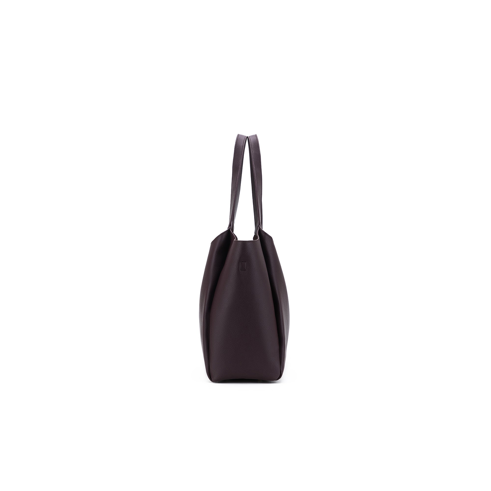 Sylvie Aubergine 2 Piece Computer Crossbody Tote Bag