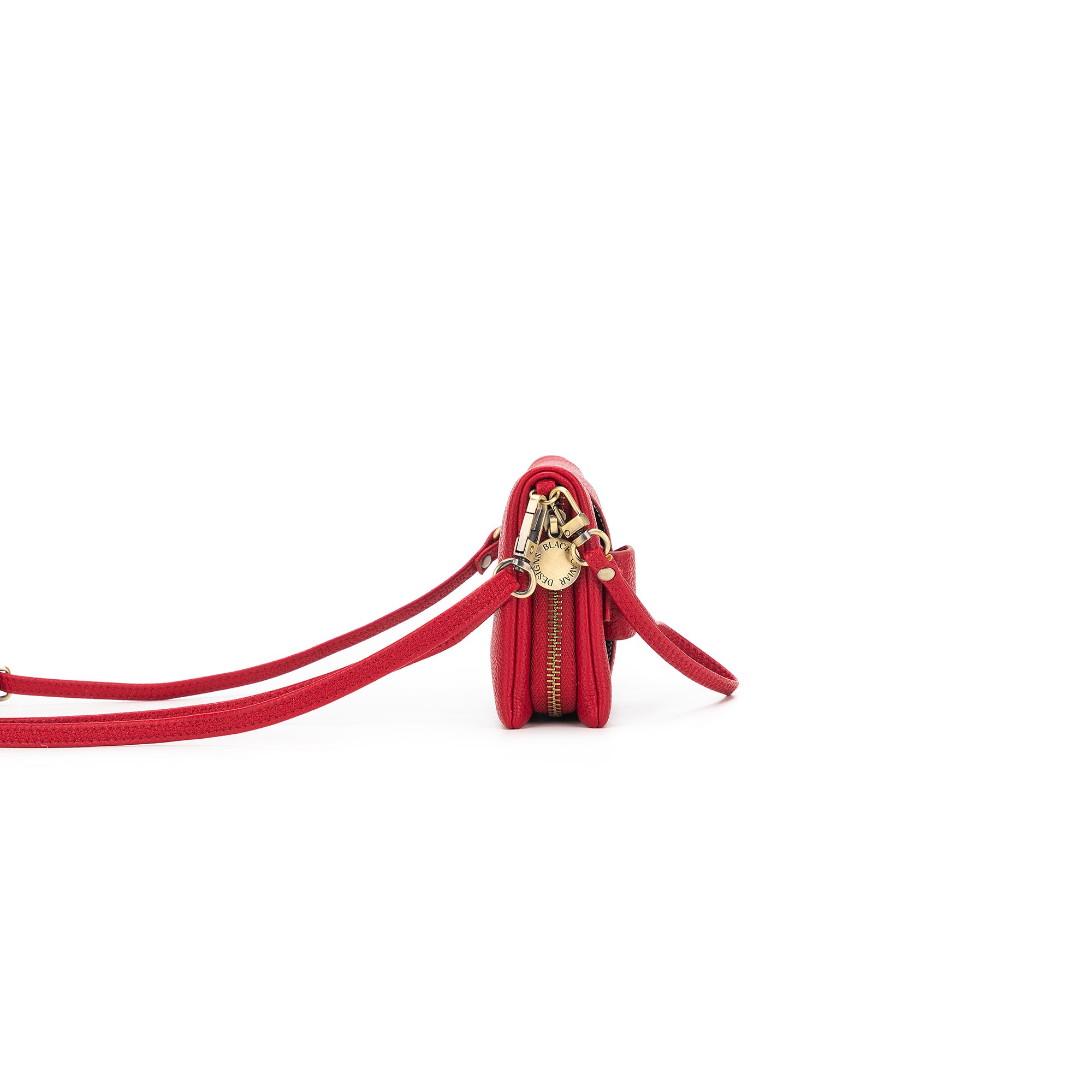 Mavie Scarlet Red Crossbody Wallet