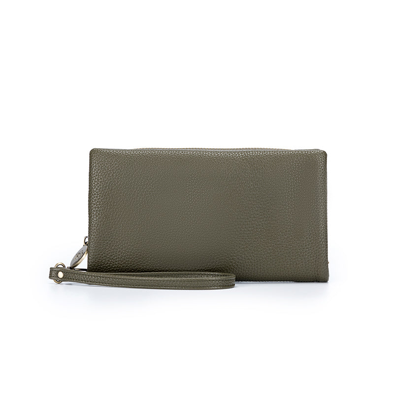 Mavie Dark Olive Crossbody Wallet