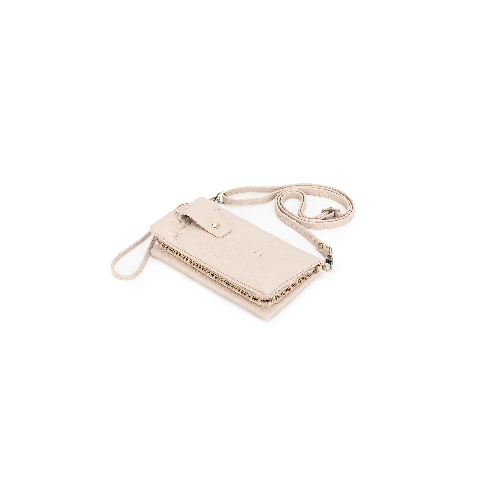 Sky Oatmeal Crossbody Phone Wallet