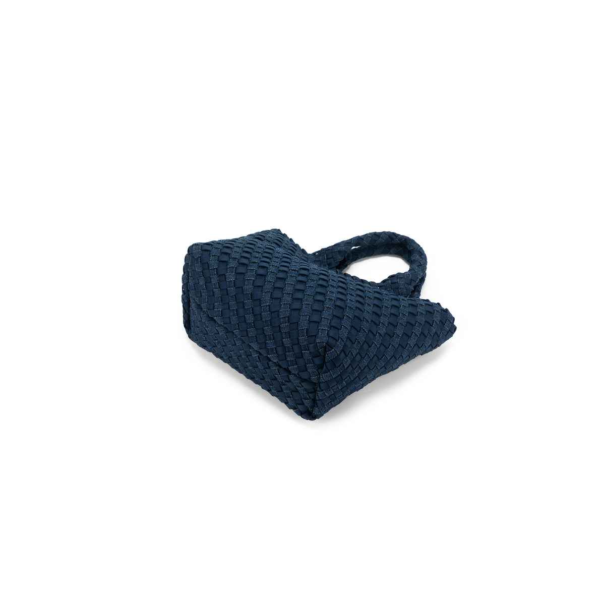 Jeannie Handwoven Neoprene & Denim Tote Set