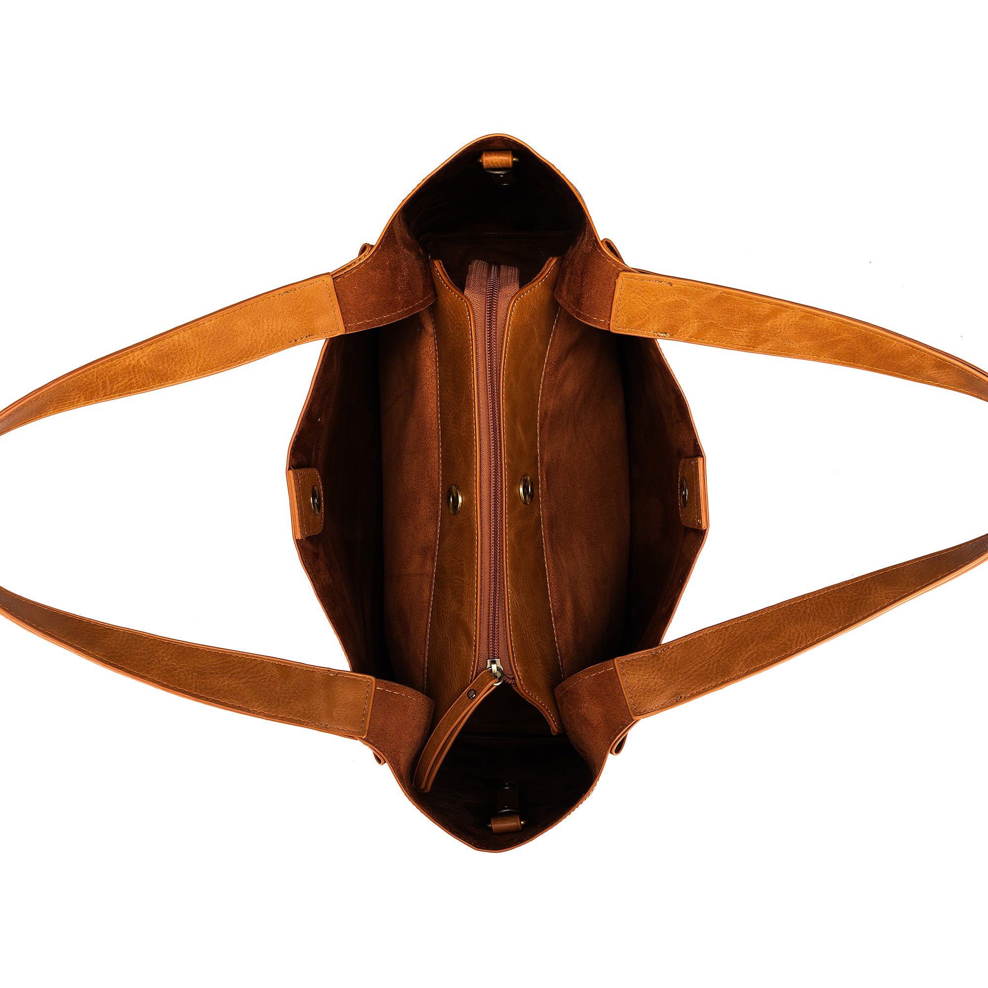 Sylvie Tan 2 Piece Computer Crossbody Tote Bag