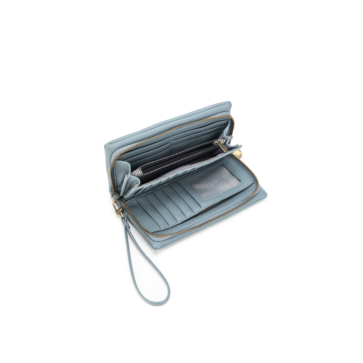 Mavie Ocean Breeze Blue Crossbody Wallet