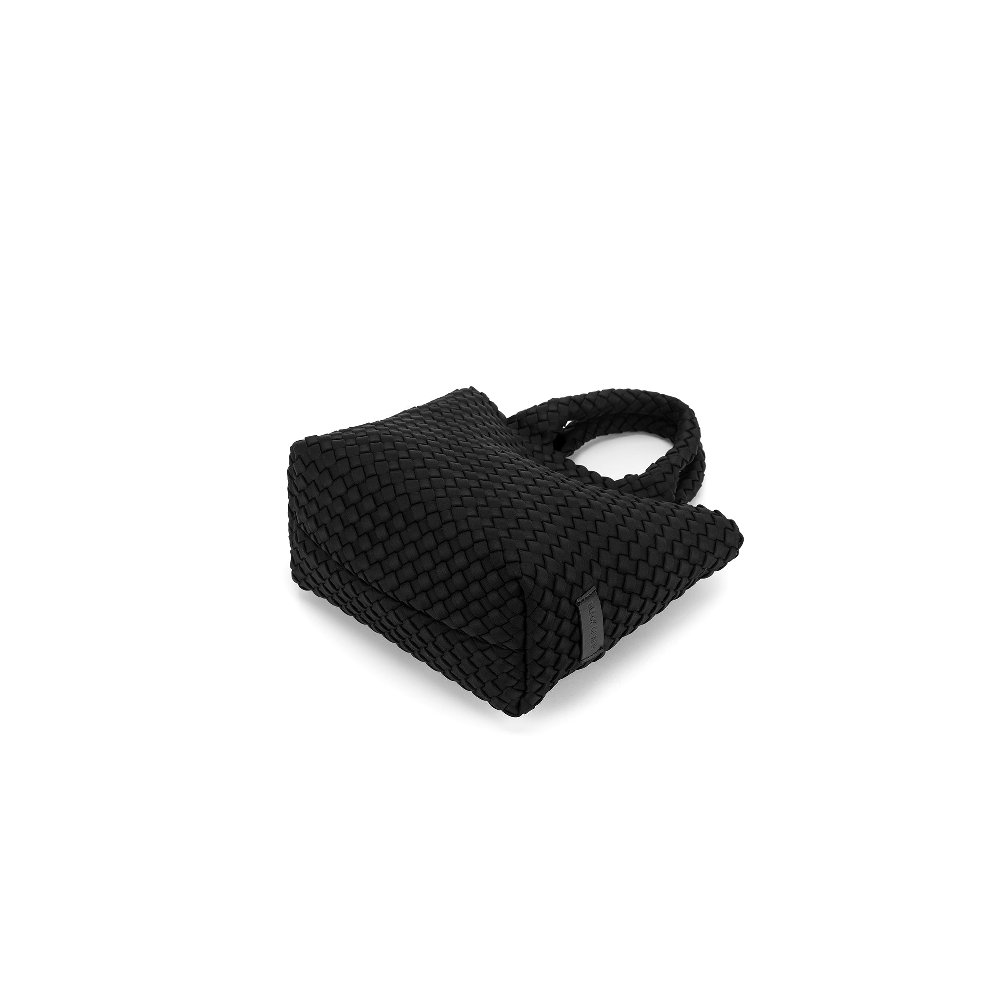 Riviera Black 2 Piece Mini Neoprene Tote Handbag