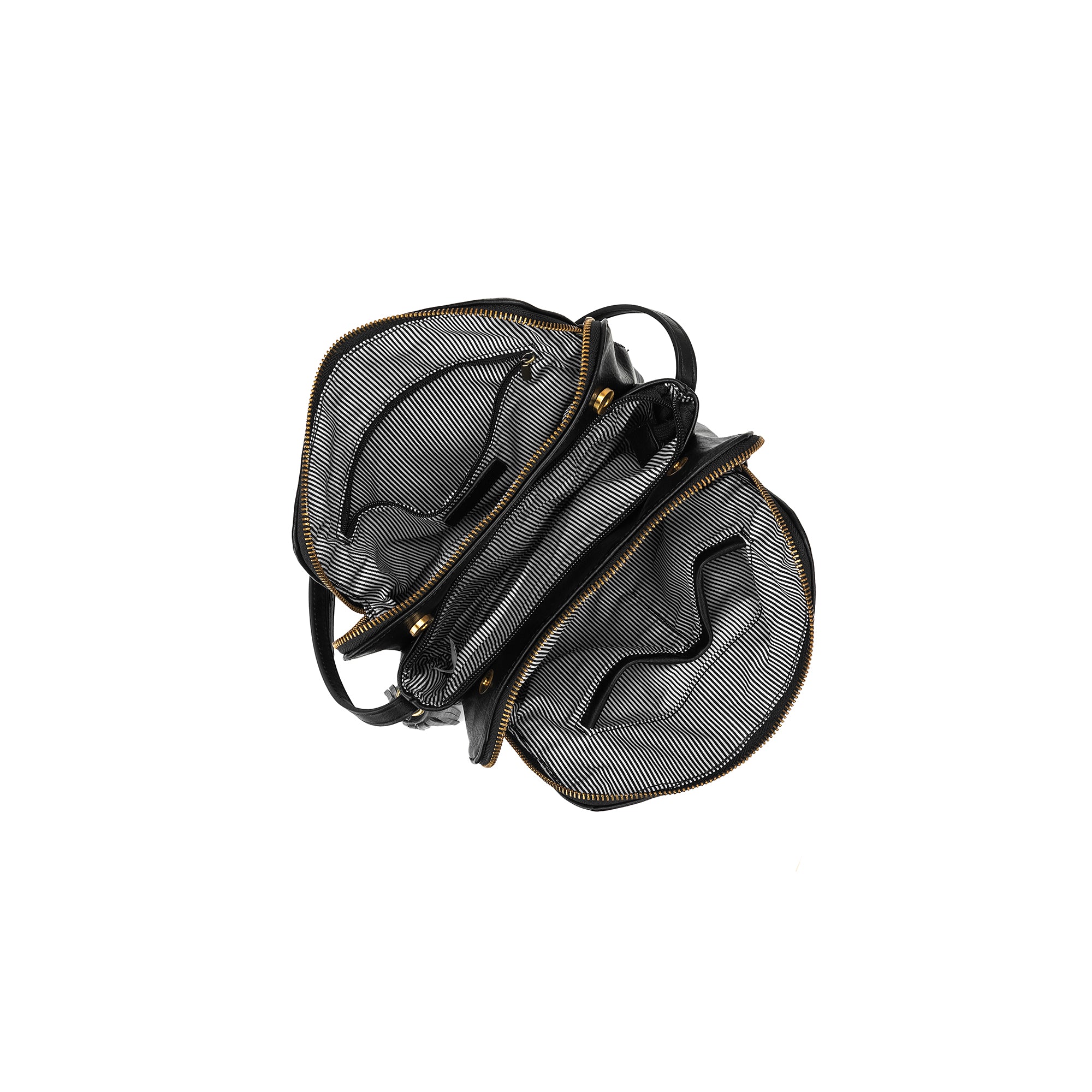 Pia Black Crossbody Bag