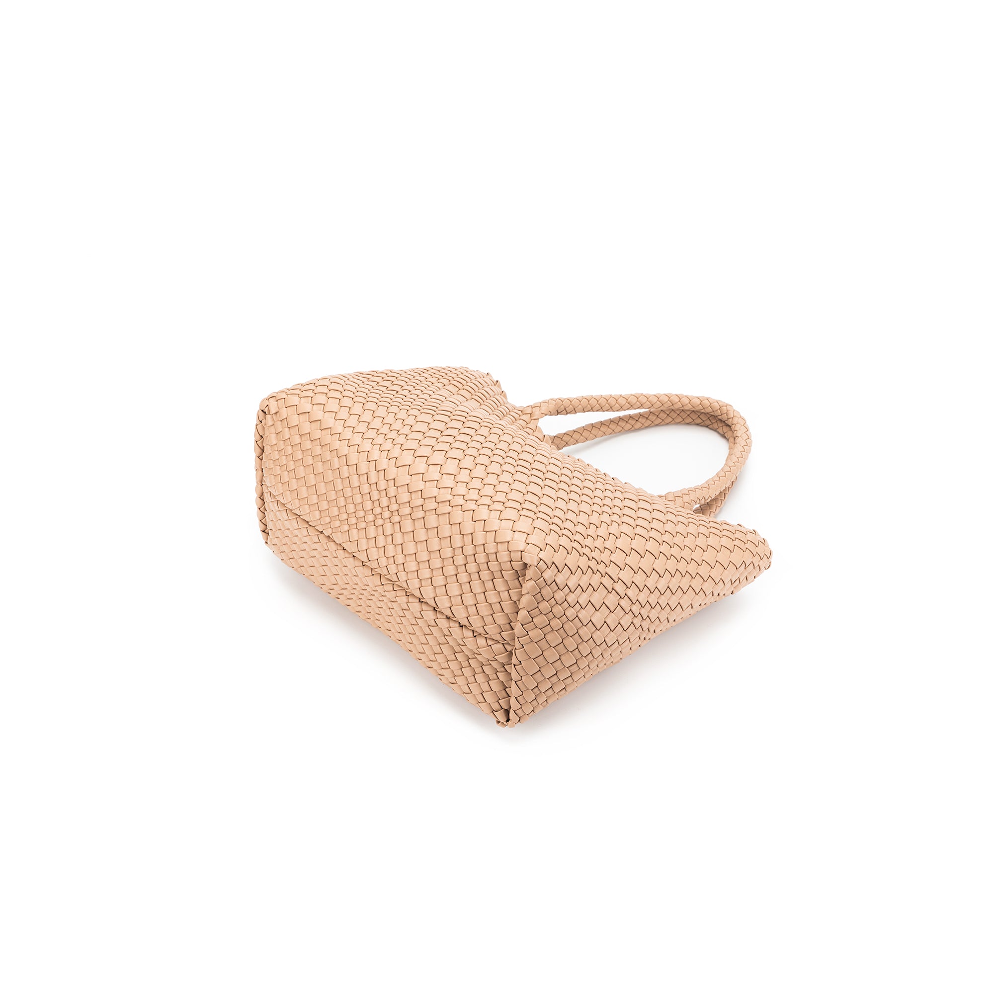 St Moritz Mocha 2 Piece Woven Handbag