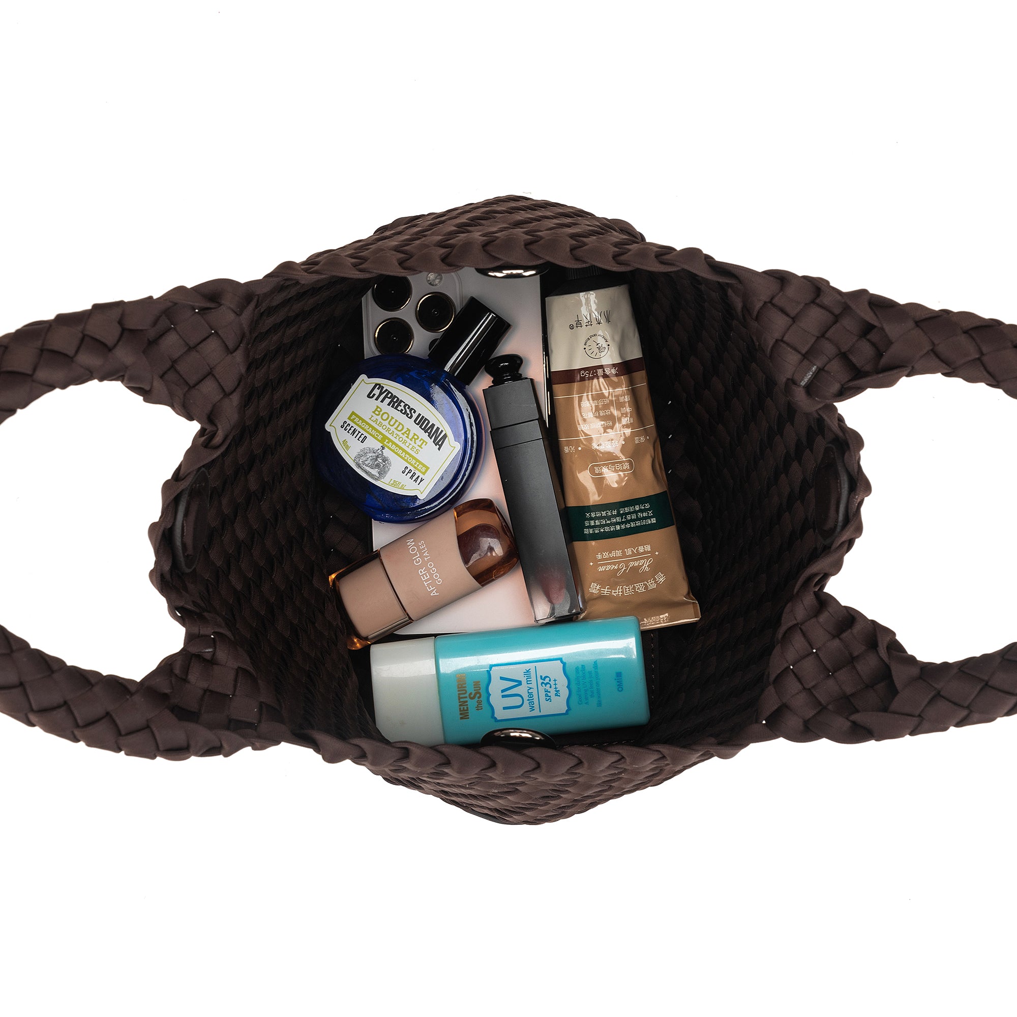 Riviera Chocolate 2 Piece Mini Tote Handbag