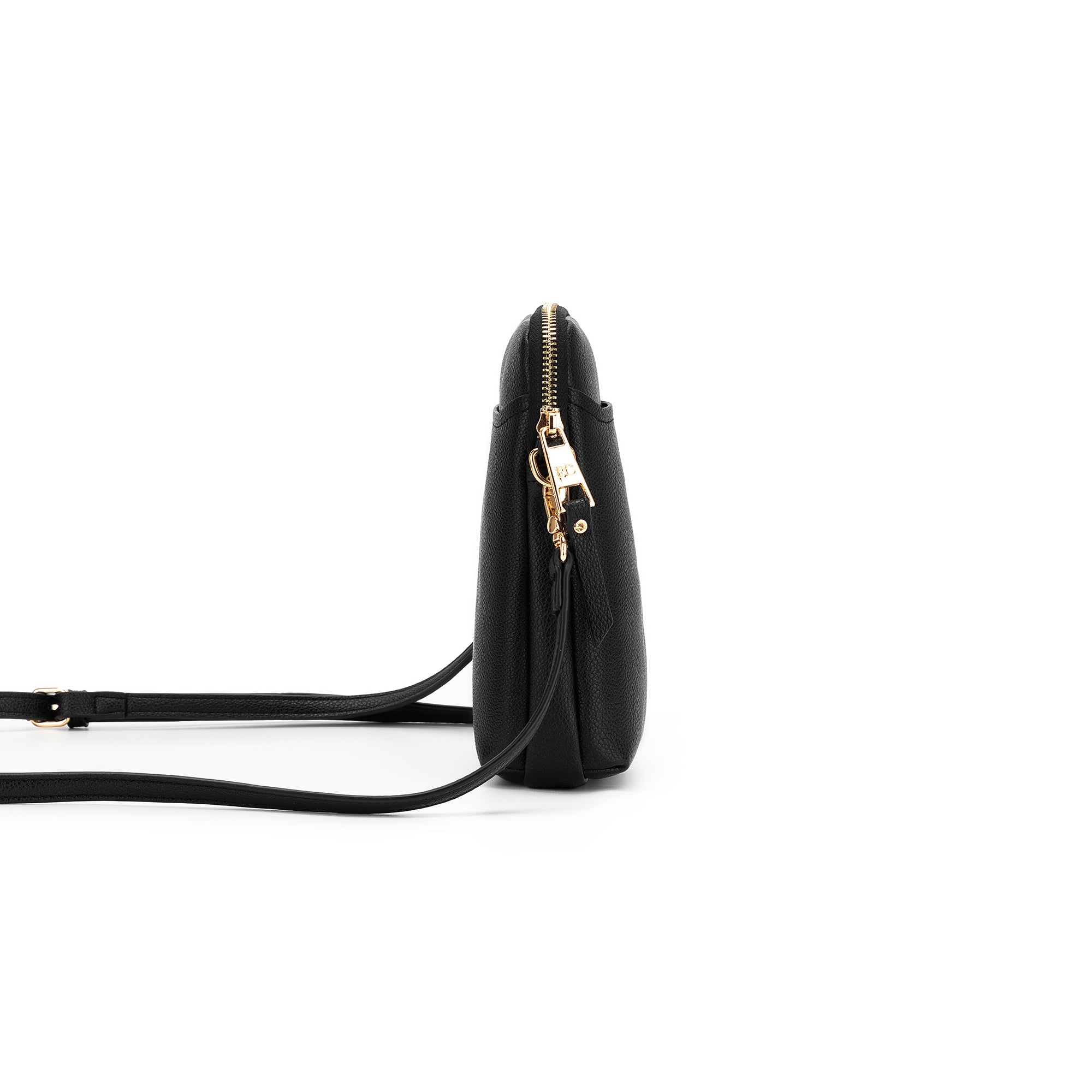 Mika Black Passport Phone Crossbody