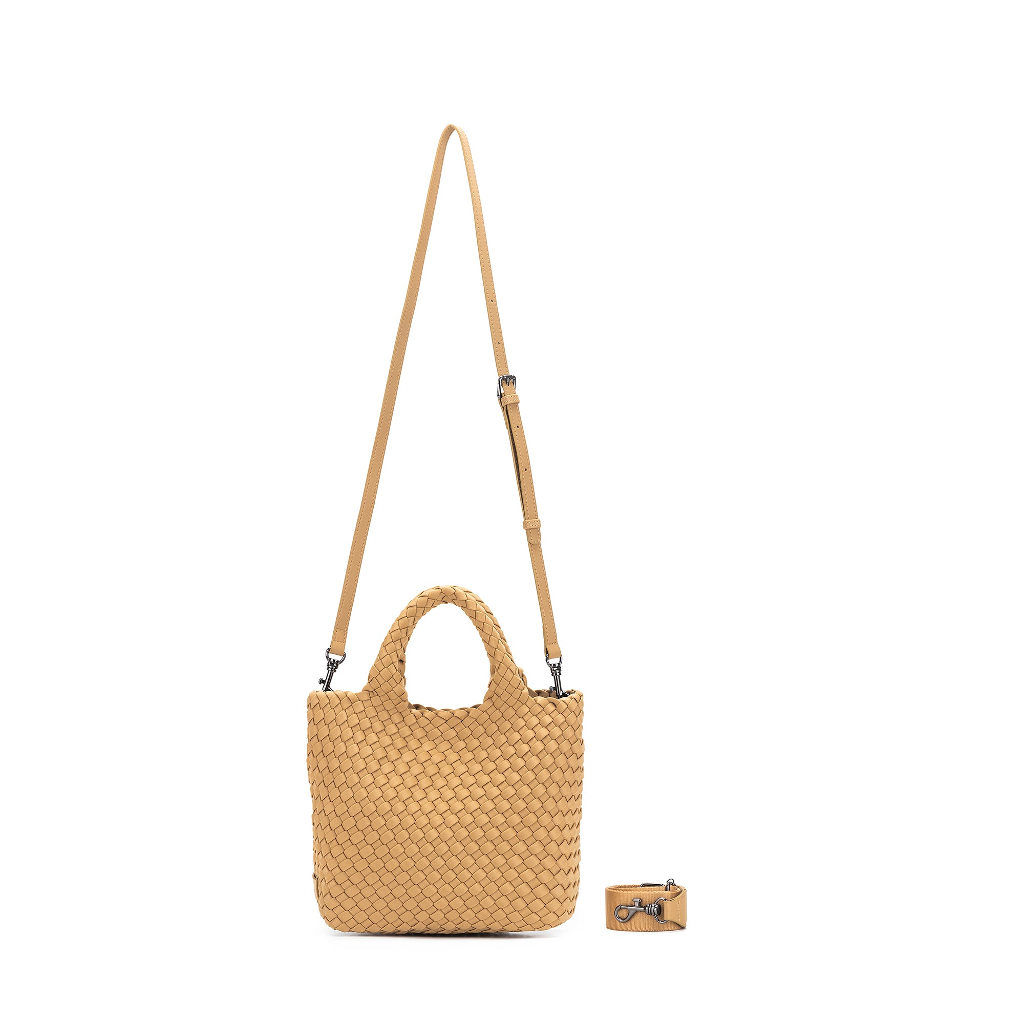 Riviera Latte 2 Piece Mini Tote Handbag