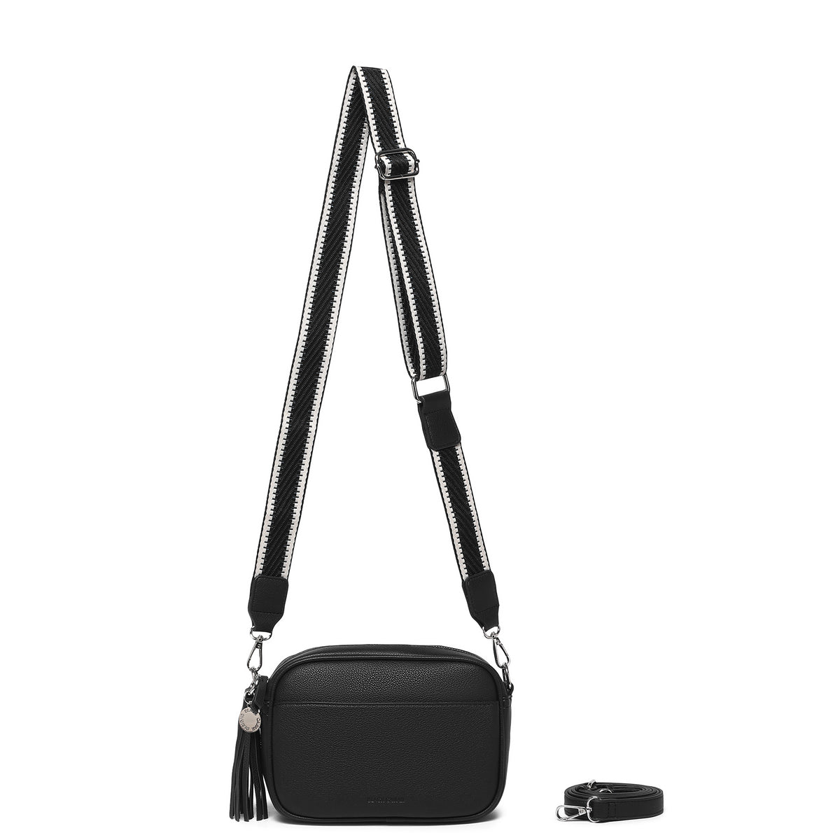 Indie Black Crossbody Bag