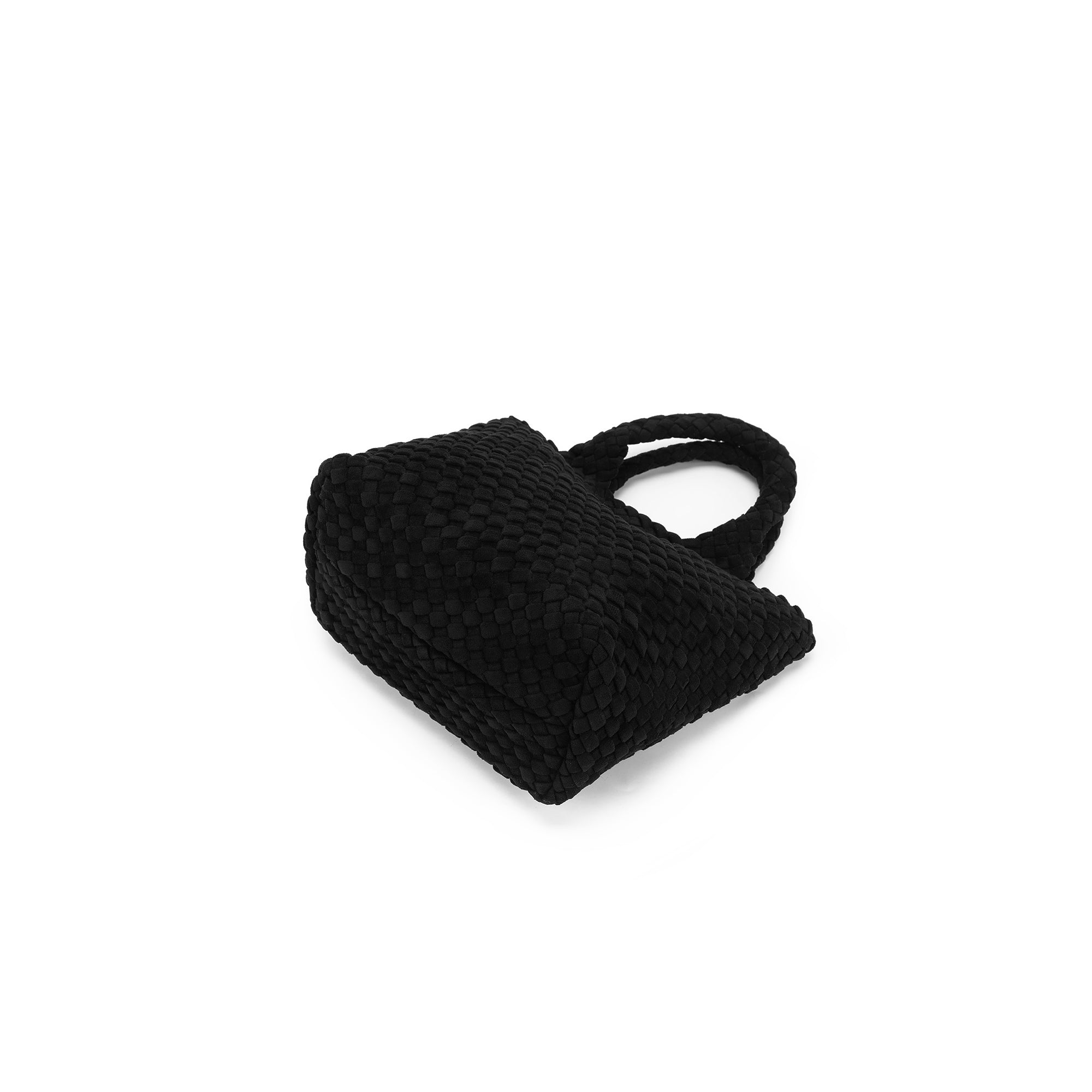 Cherie Black 2 Piece Suedette Mini Handbag