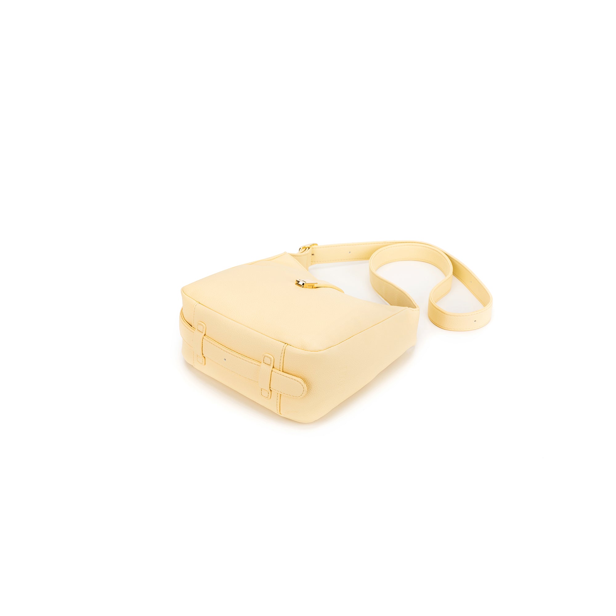 Tyra Yellow Chiffon Mini Crossbody Bag