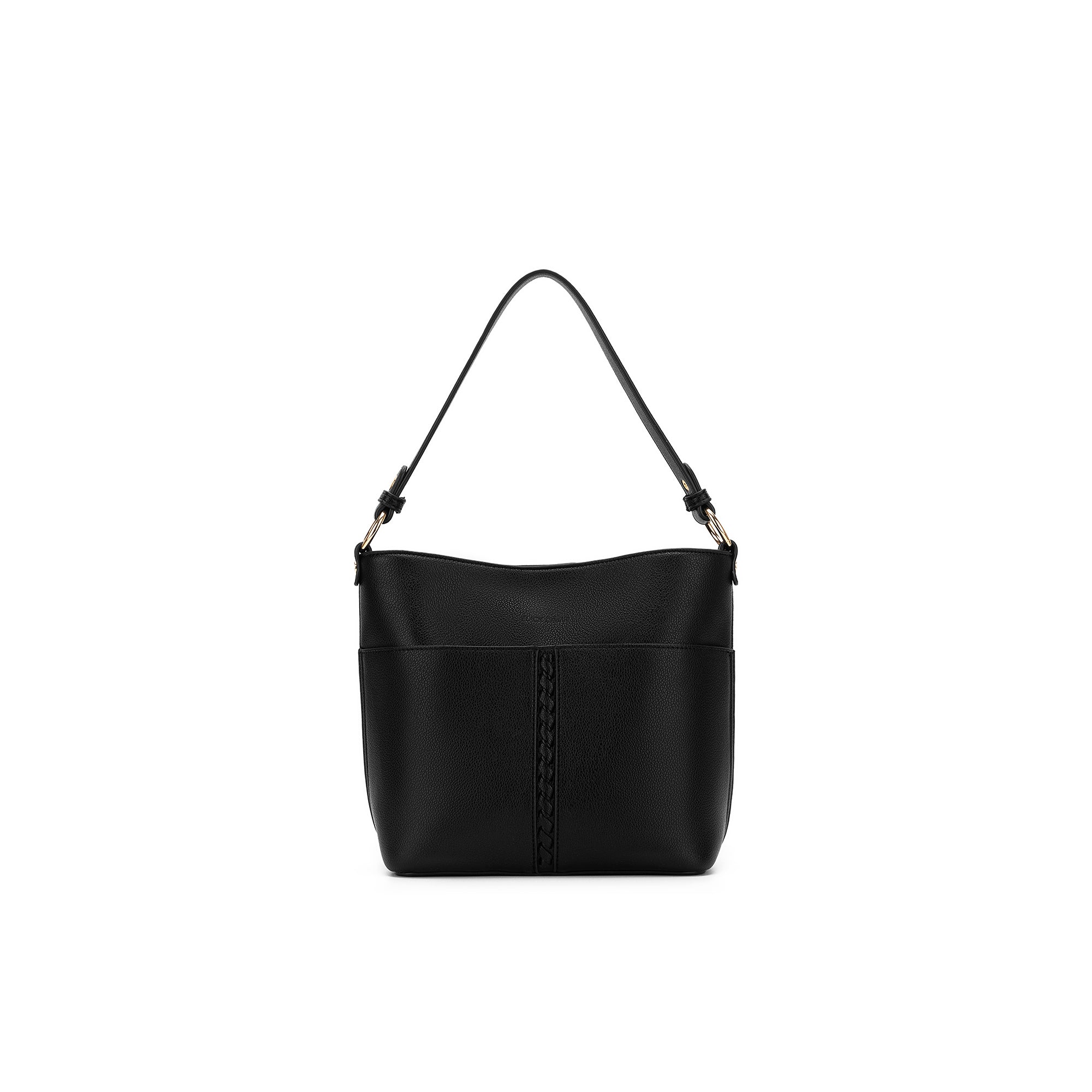 Melody Black 2 Piece Shoulder Crossbody Bag