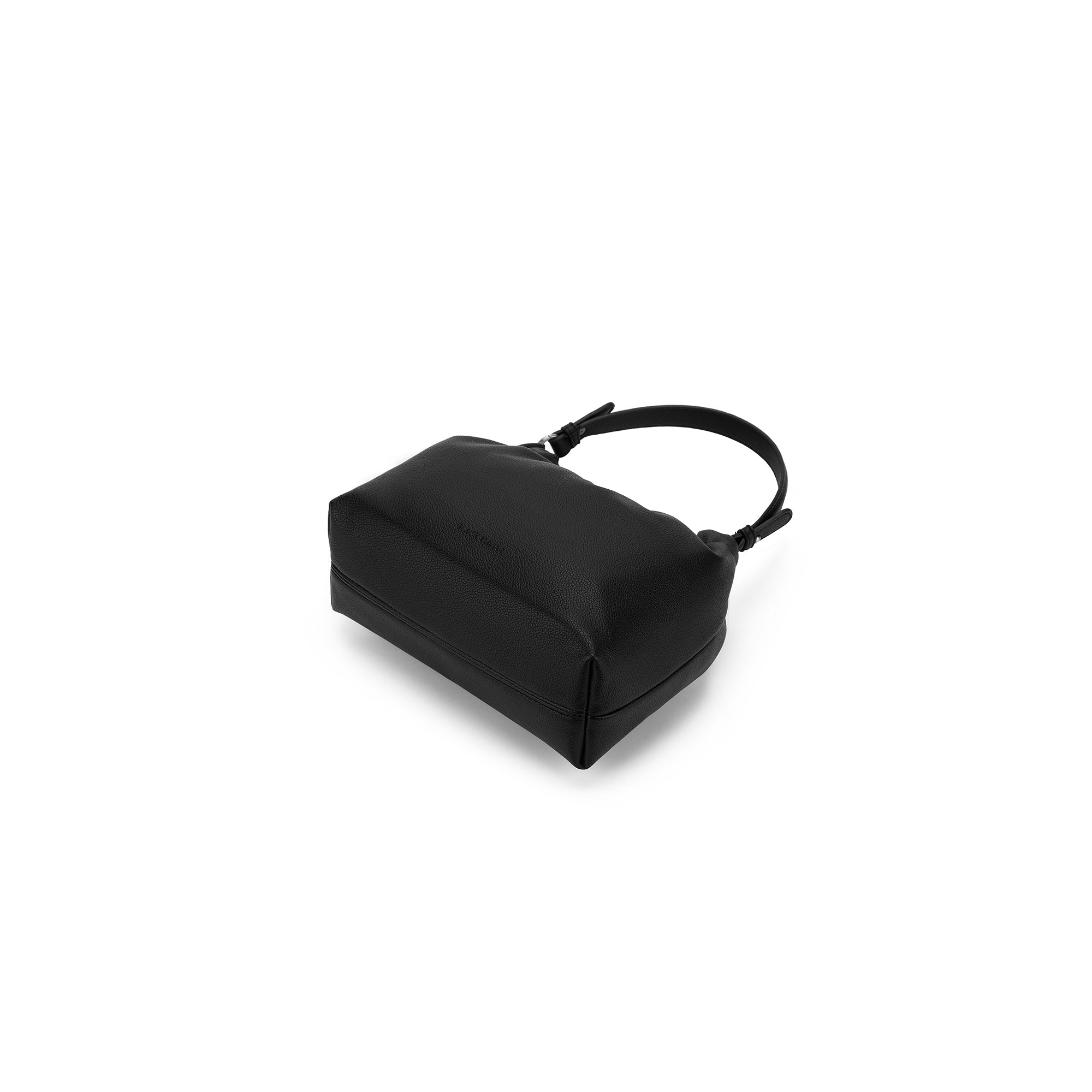 Catalina Black Bamboo Handle Crossbody Bag