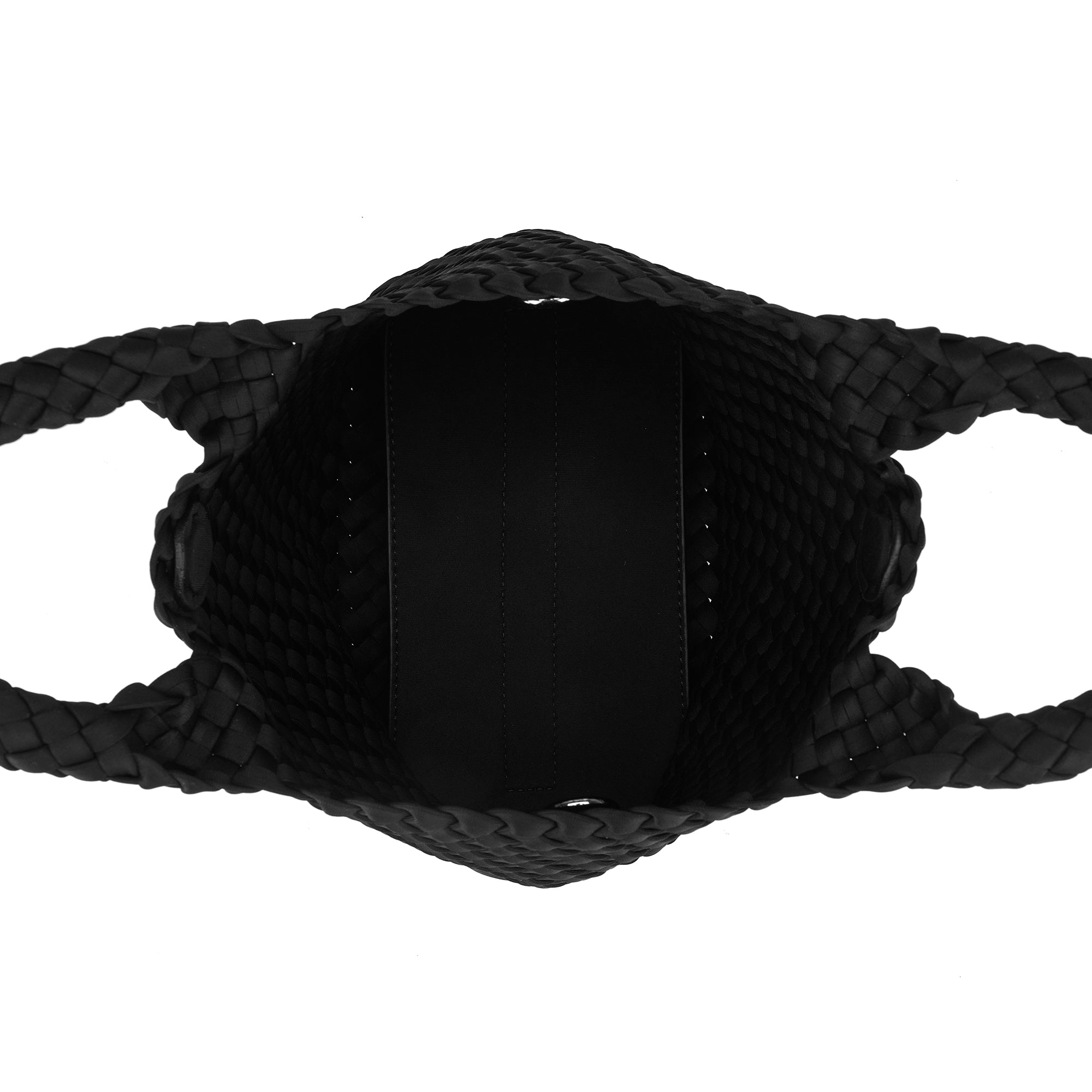 Riviera Black 2 Piece Mini Neoprene Tote Handbag