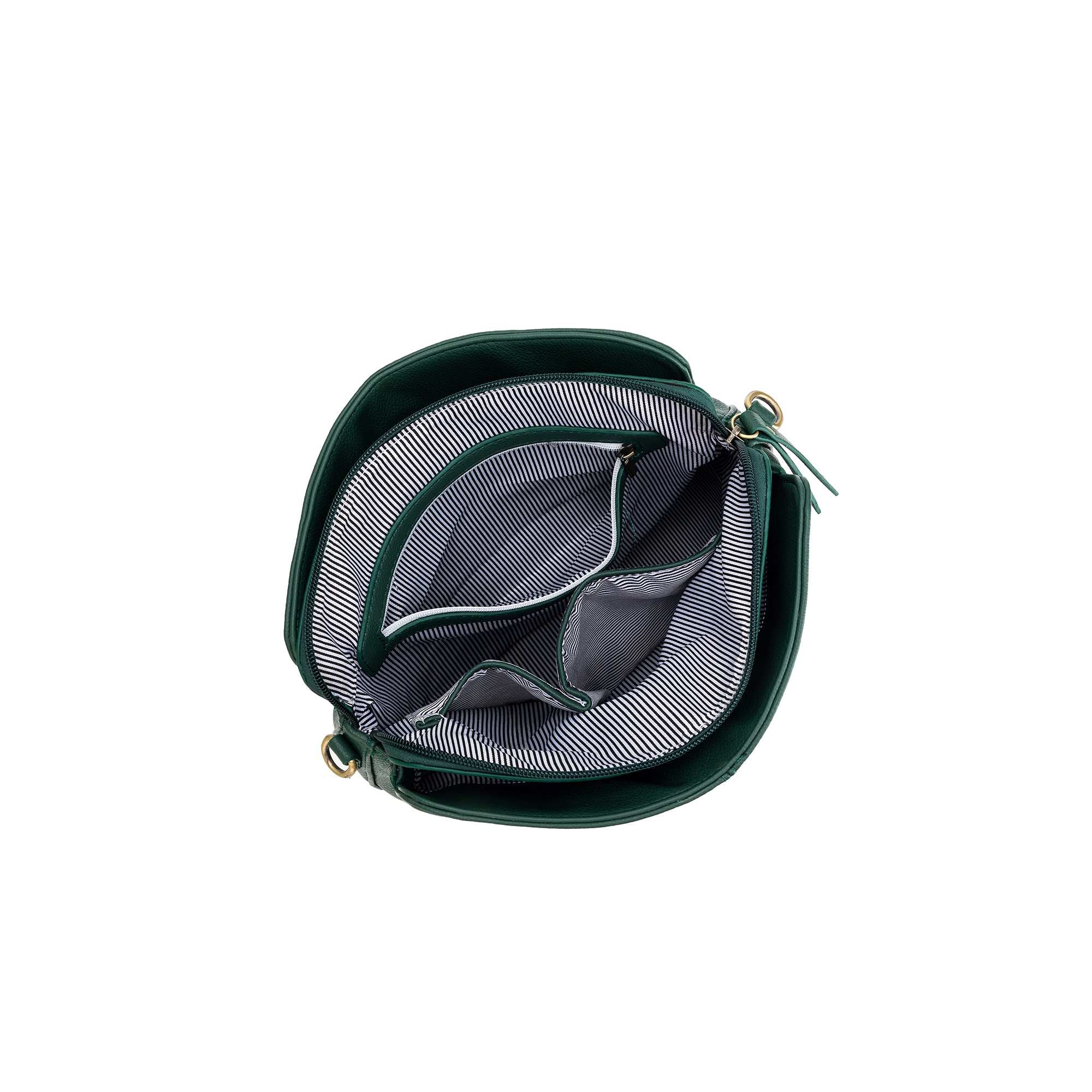 Paige Forest Green Crossbody Bag