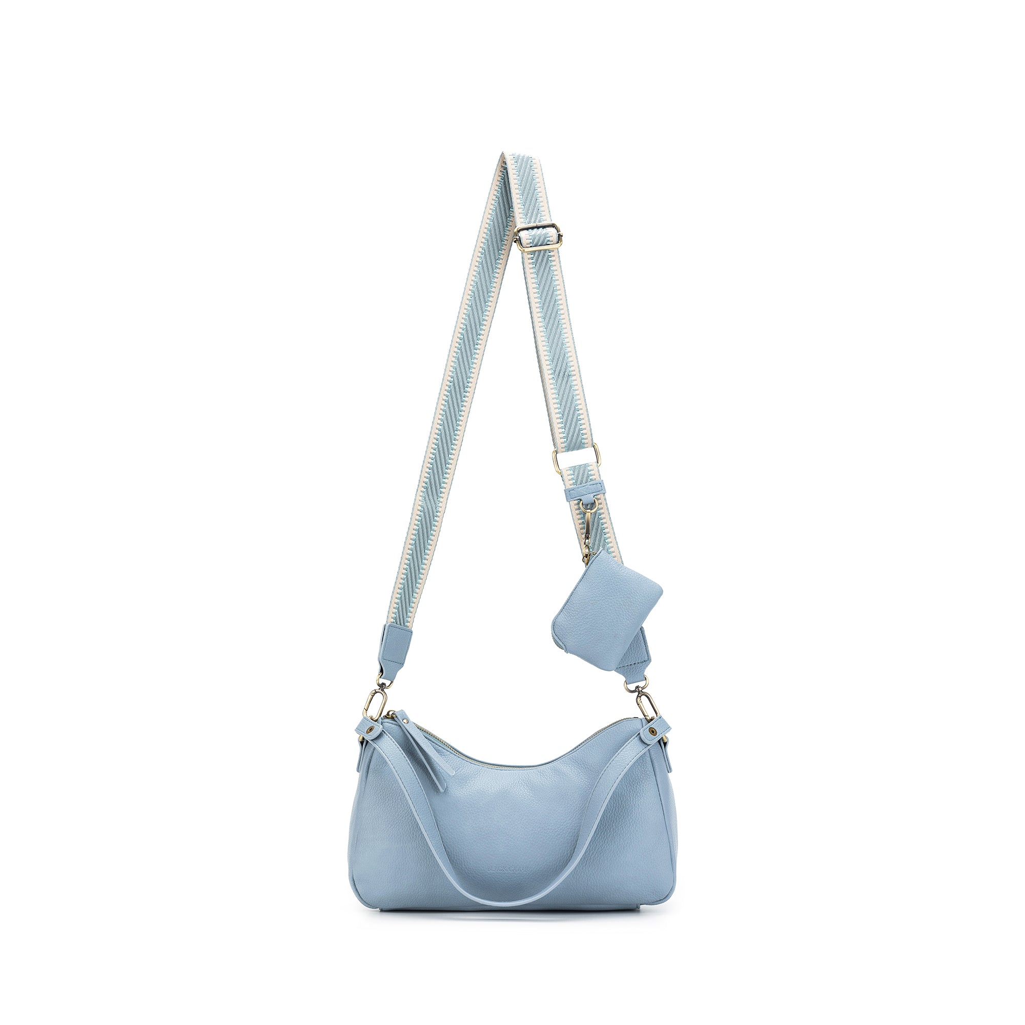 Claudette Denim Blue Shoulder Crossbody Bag
