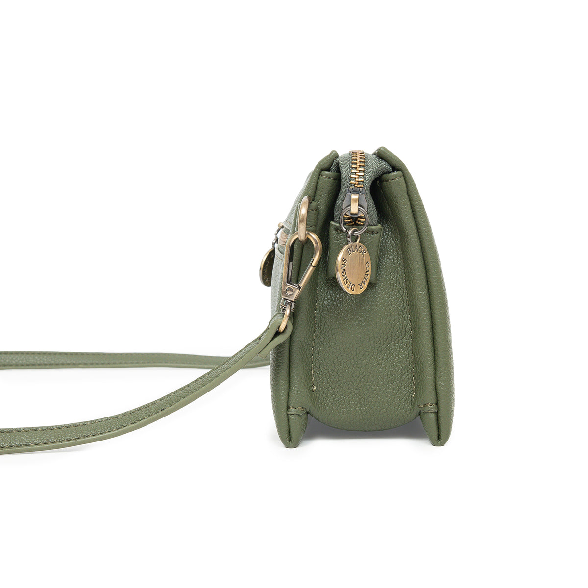 Edie Dark Olive Crossbody Bag