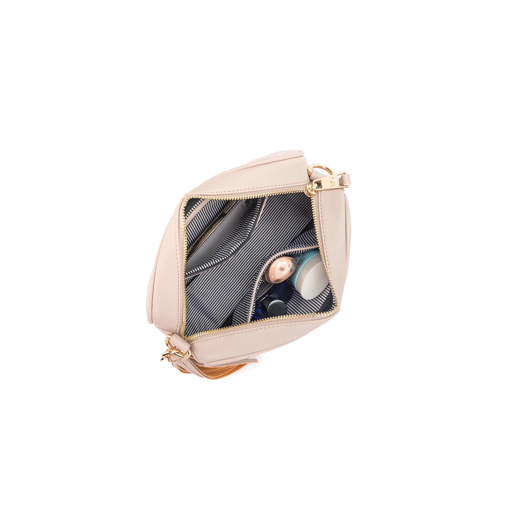 Maxine Oatmeal Crossbody Bag