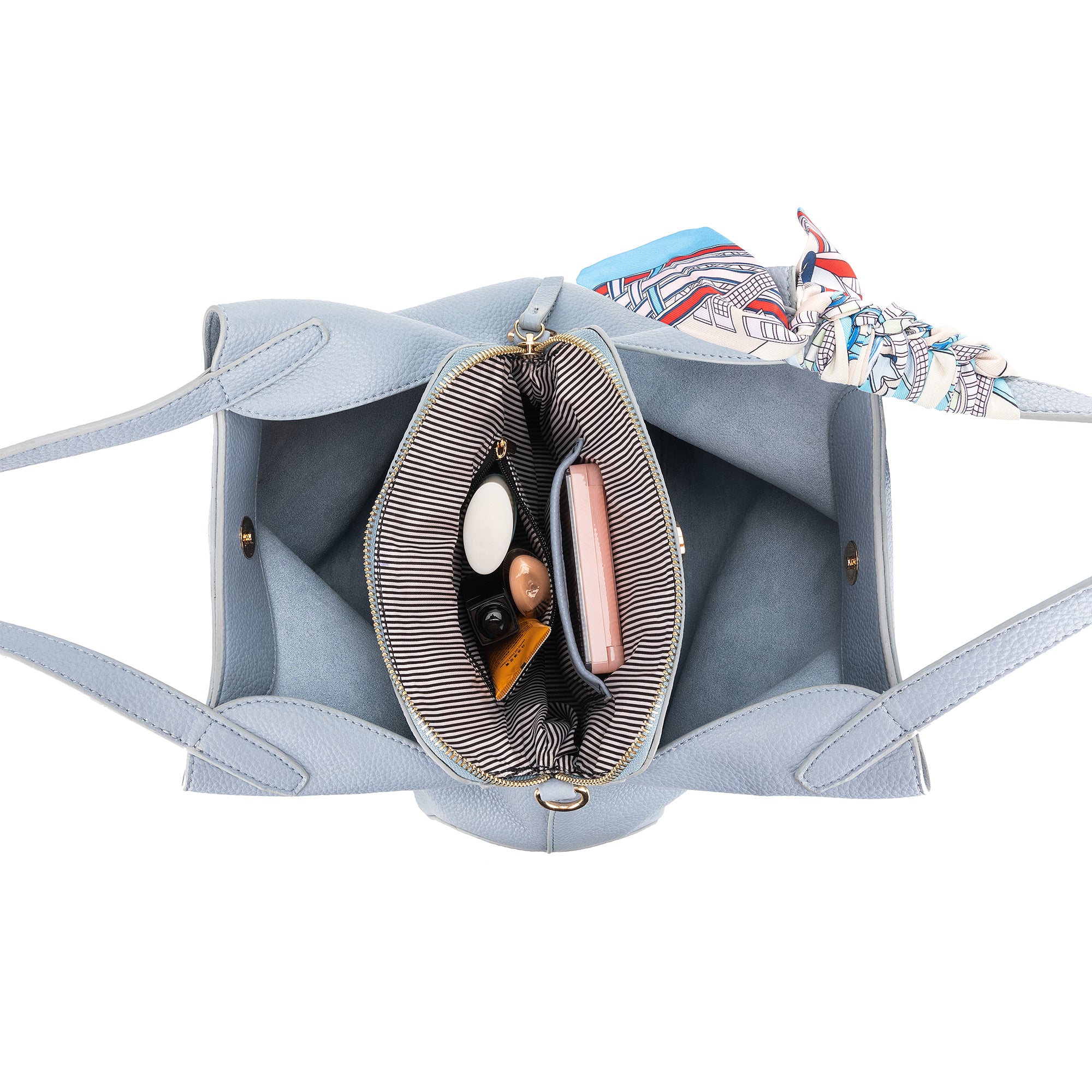 Dune Chambray 2 Piece Crossbody Handbag