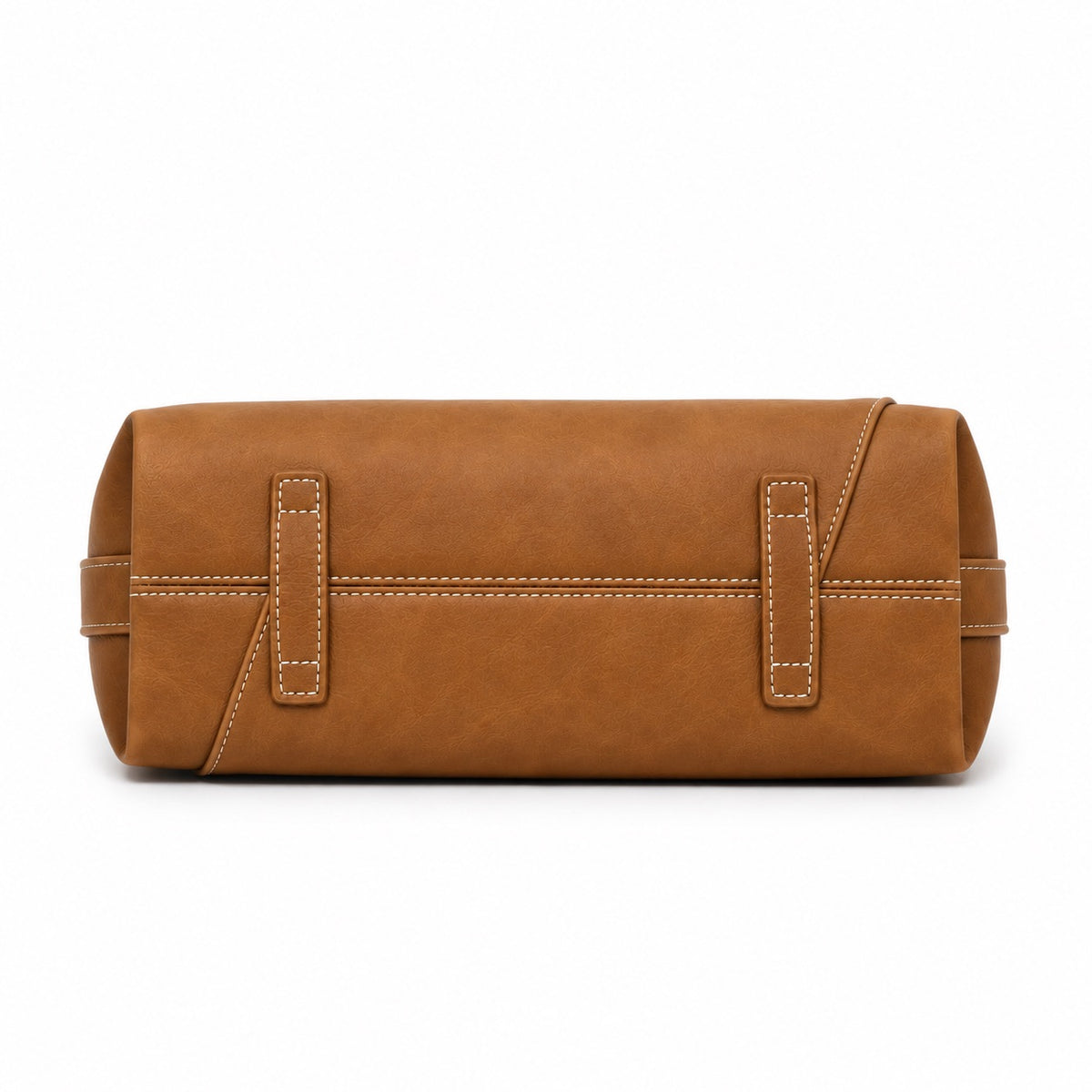 Aryana Tan Vegan Leather Shoulder & Crossbody Bag