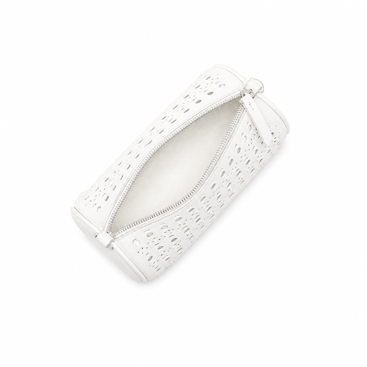 Delilah White Barrel Bag Crossbody Bag
