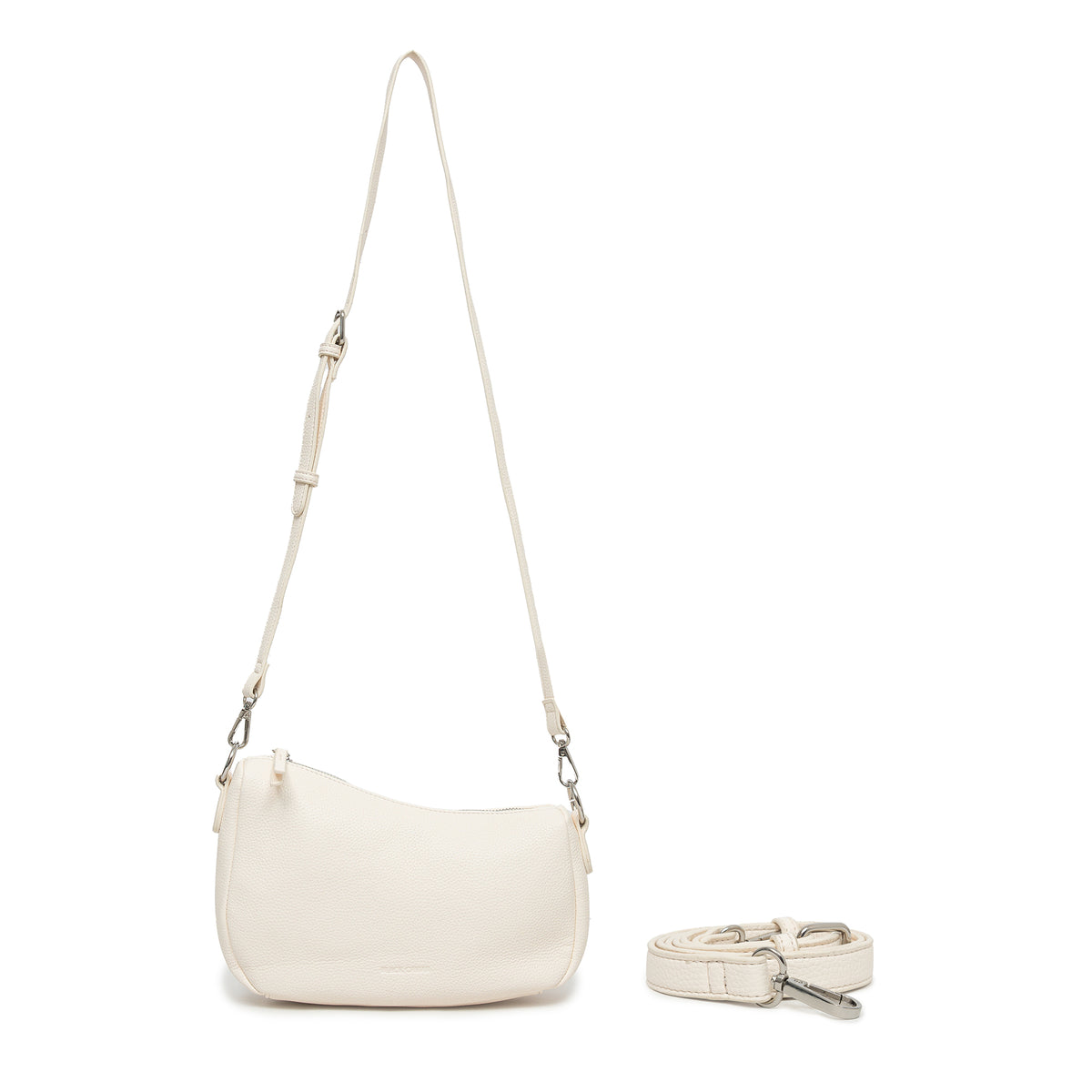 Romy White Crossbody Bag
