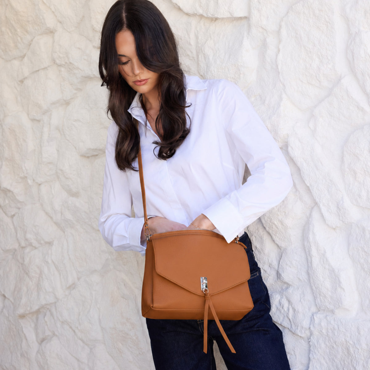 Becky Tan Shoulder & Crossbody Bag