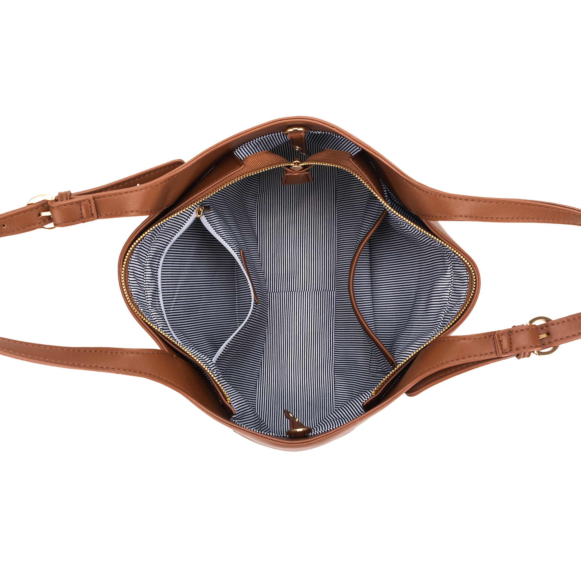 Naomi Mocha Tan 3 Piece Handbag Tote