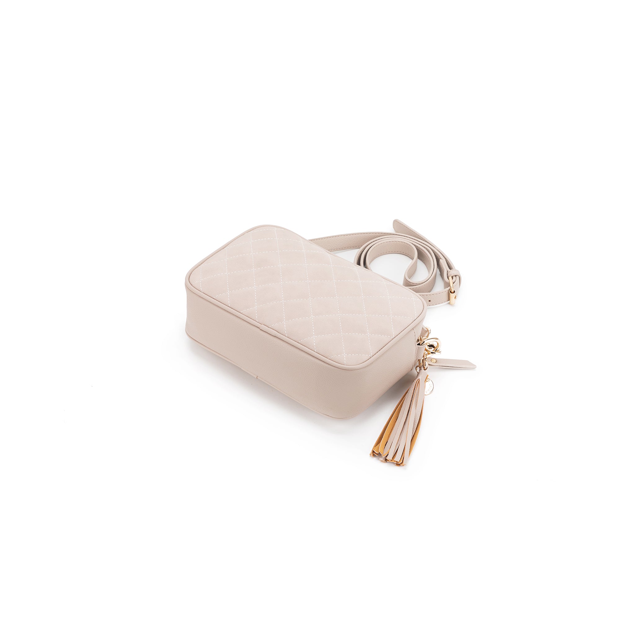 Maxine Oatmeal Crossbody Bag