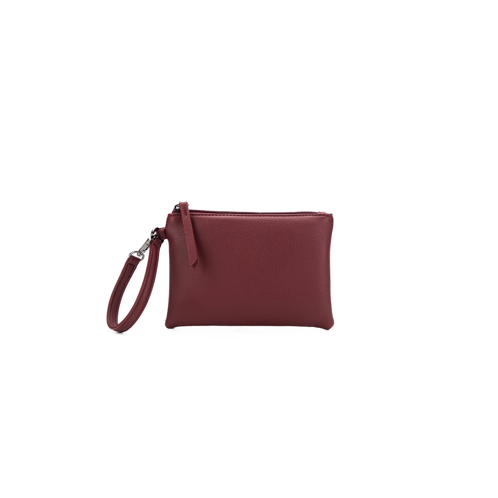 Bessette 2 Piece Burgandy Woven Suedette