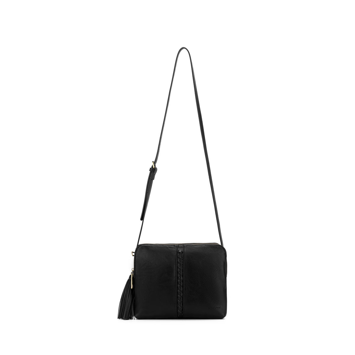 Pia Black Crossbody Bag