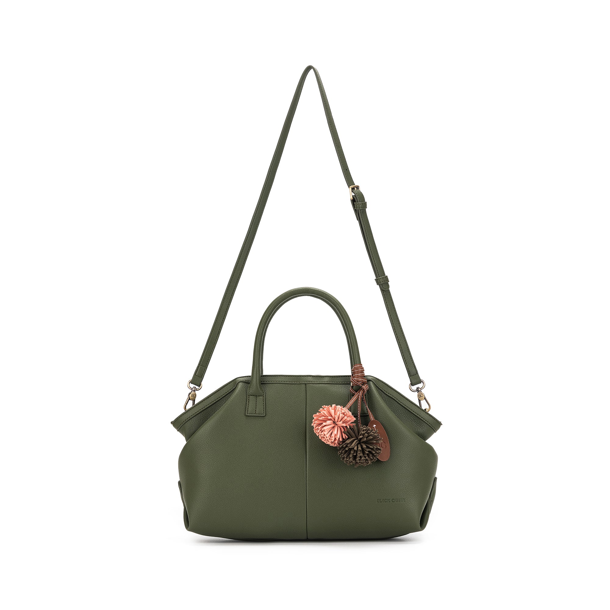 Camryn Dark Olive 3 Piece Bowler Bag