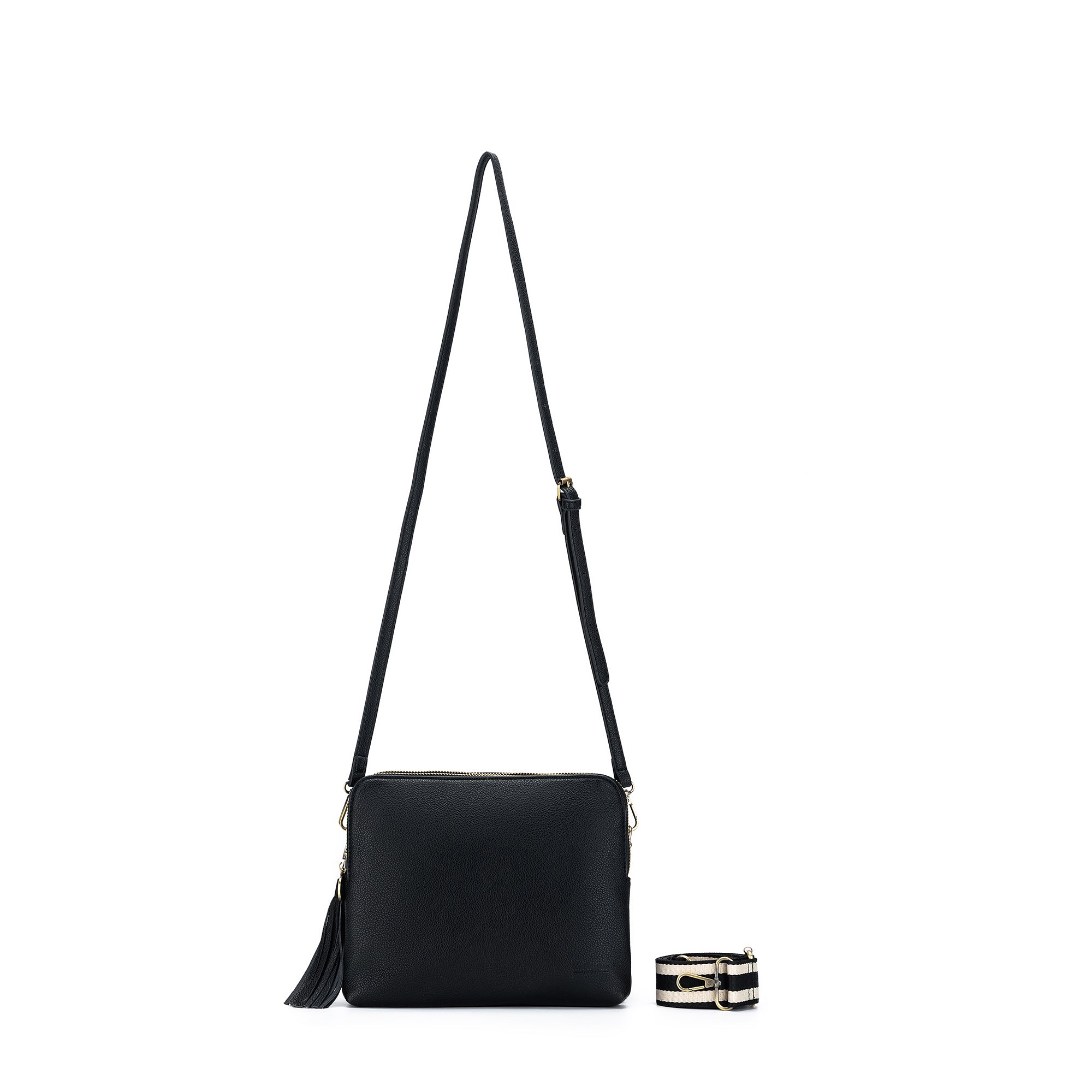 Parker Black Crossbody Bag