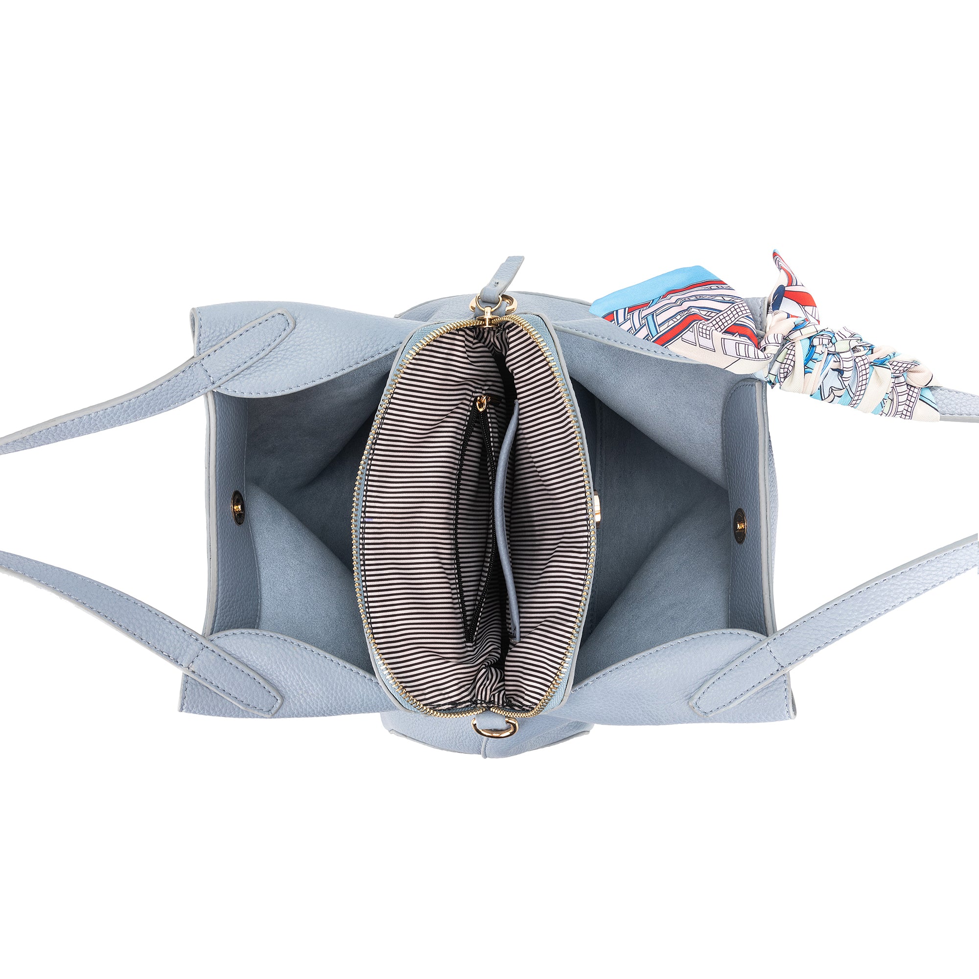 Dune Chambray 2 Piece Crossbody Handbag