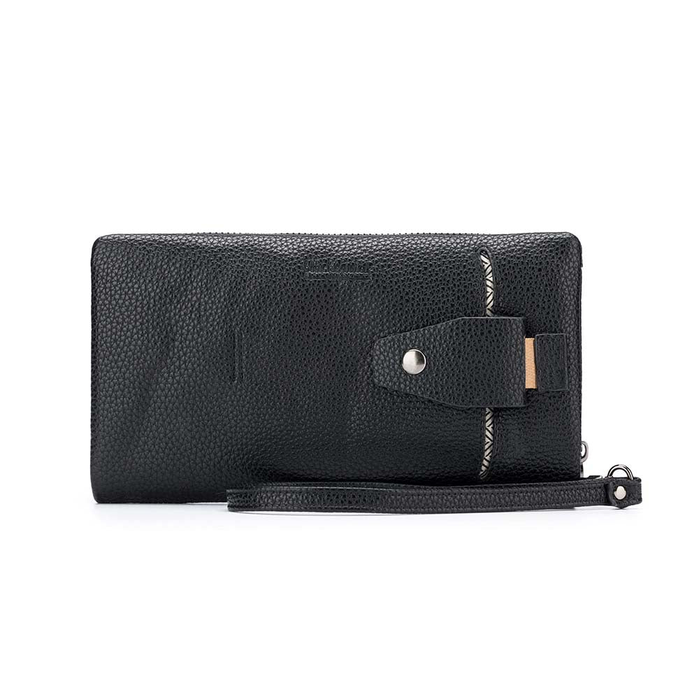 Mavie Black Crossbody Wallet