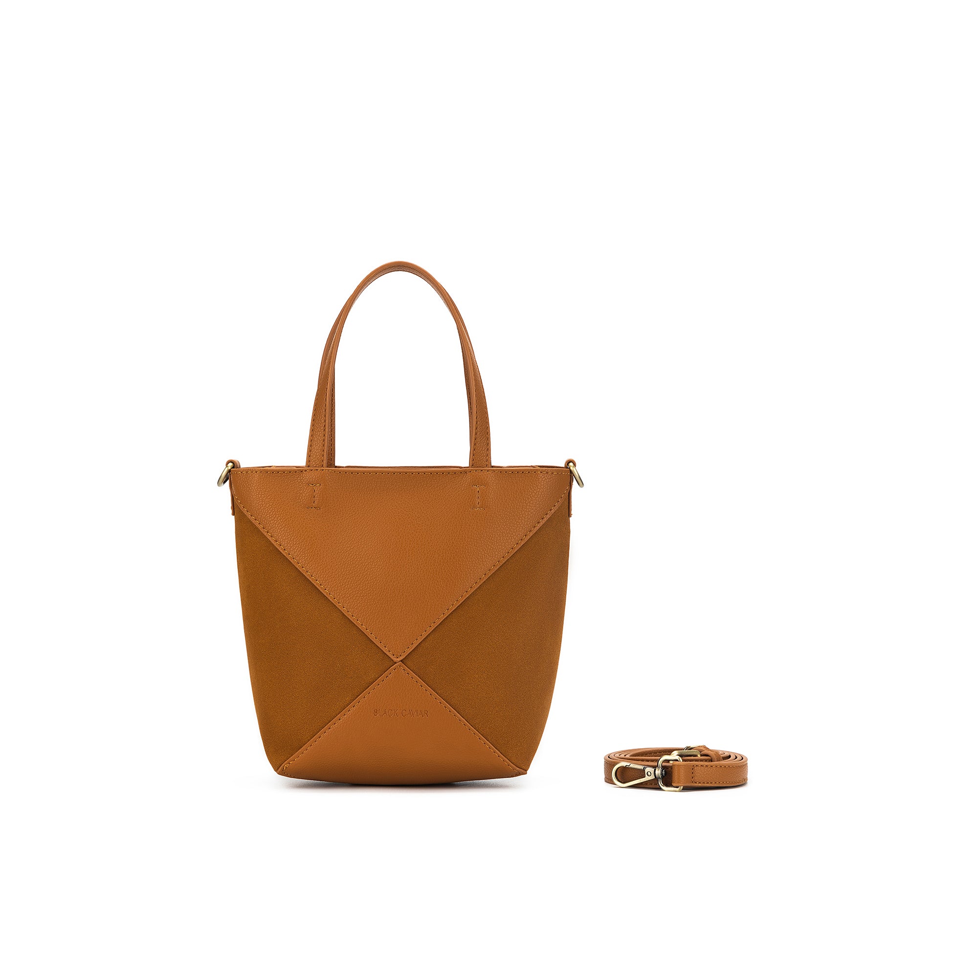 Mini Renee Tan 2 Piece Crossbody Handbag