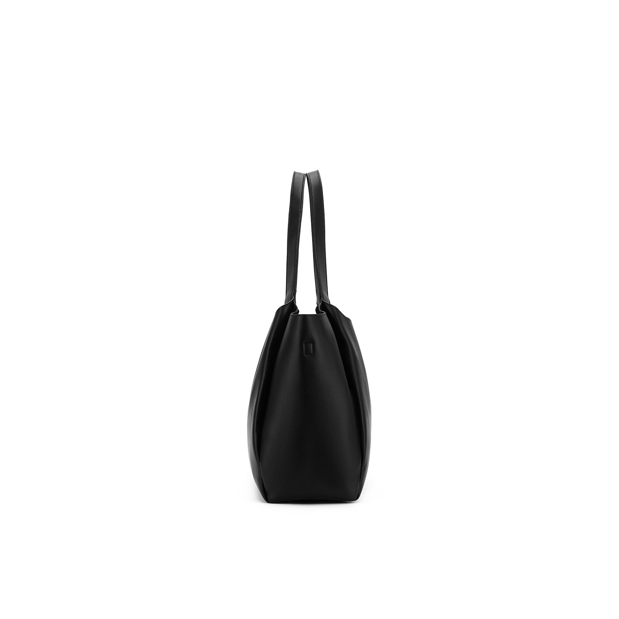 Sylvie Black 2 Piece Computer Crossbody Tote Bag