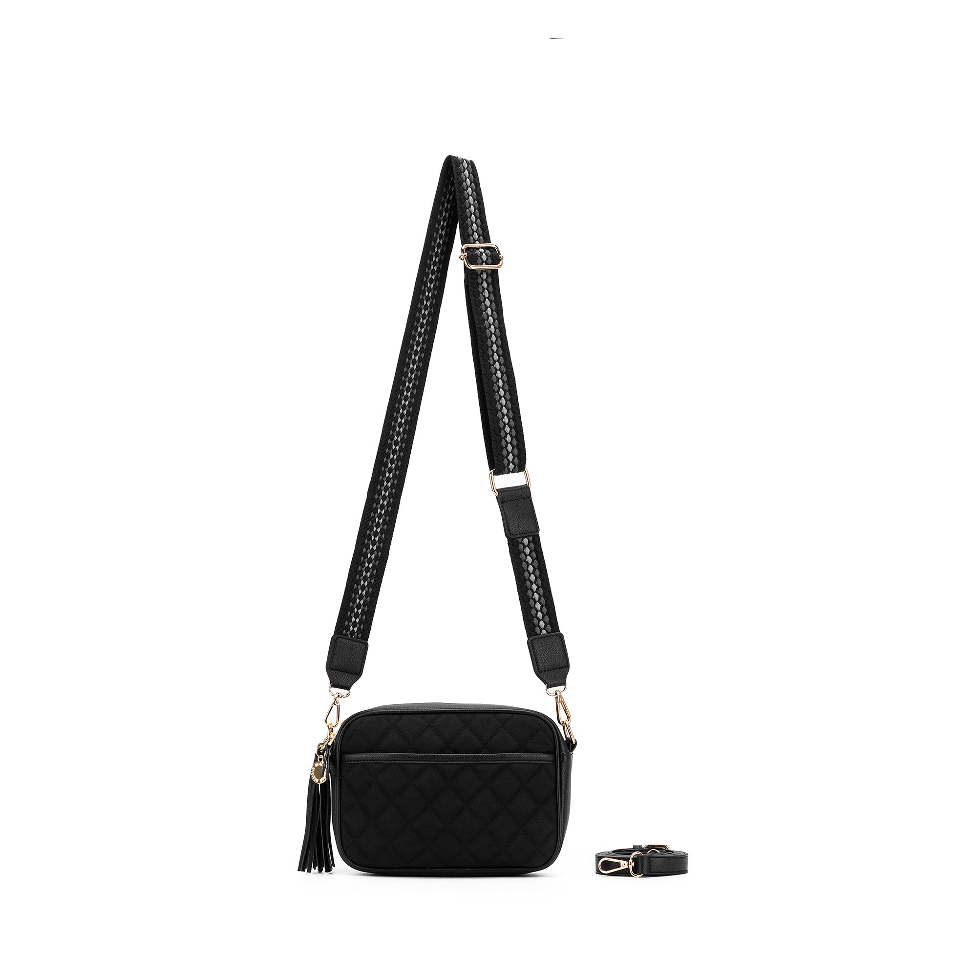 Maxine Black Crossbody Bag