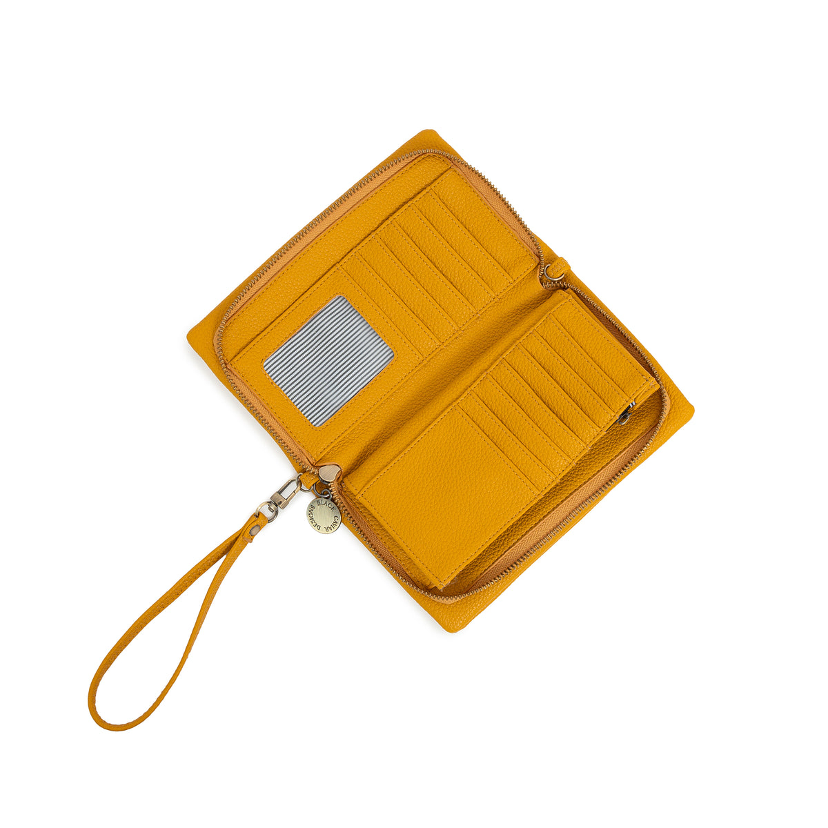 Mavie Mustard Crossbody Wallet