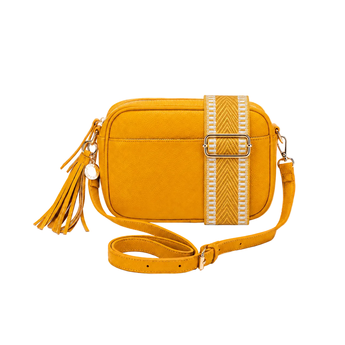 Indie Mustard Crossbody Bag